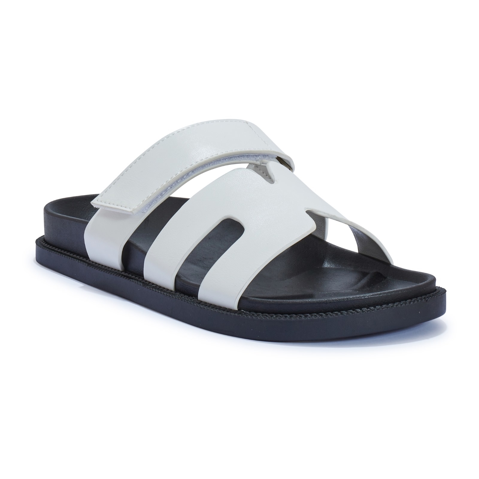 SANDALIAS DE MUJER SEÑORA DE VERANO CON CORREA PLANA DESLIZANTES DE MODA ZAPATOS TALLA - Imagen 13 de 27