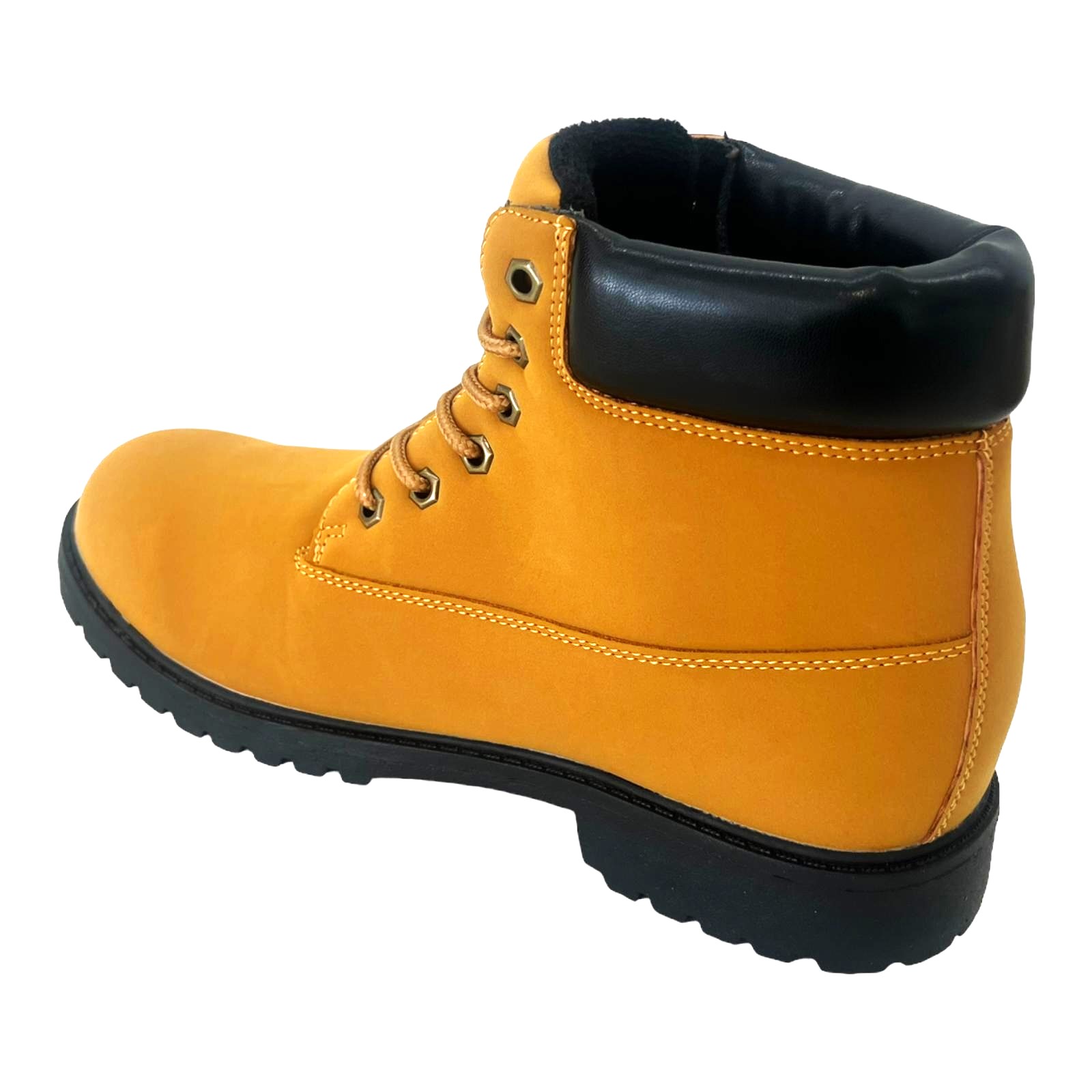 MENS WALKING HIKING LACE UP TRAIL WORK OUTDOOR ANKLE HONEY SHOES TRAINERS BOOTS - Picture 6 of 6