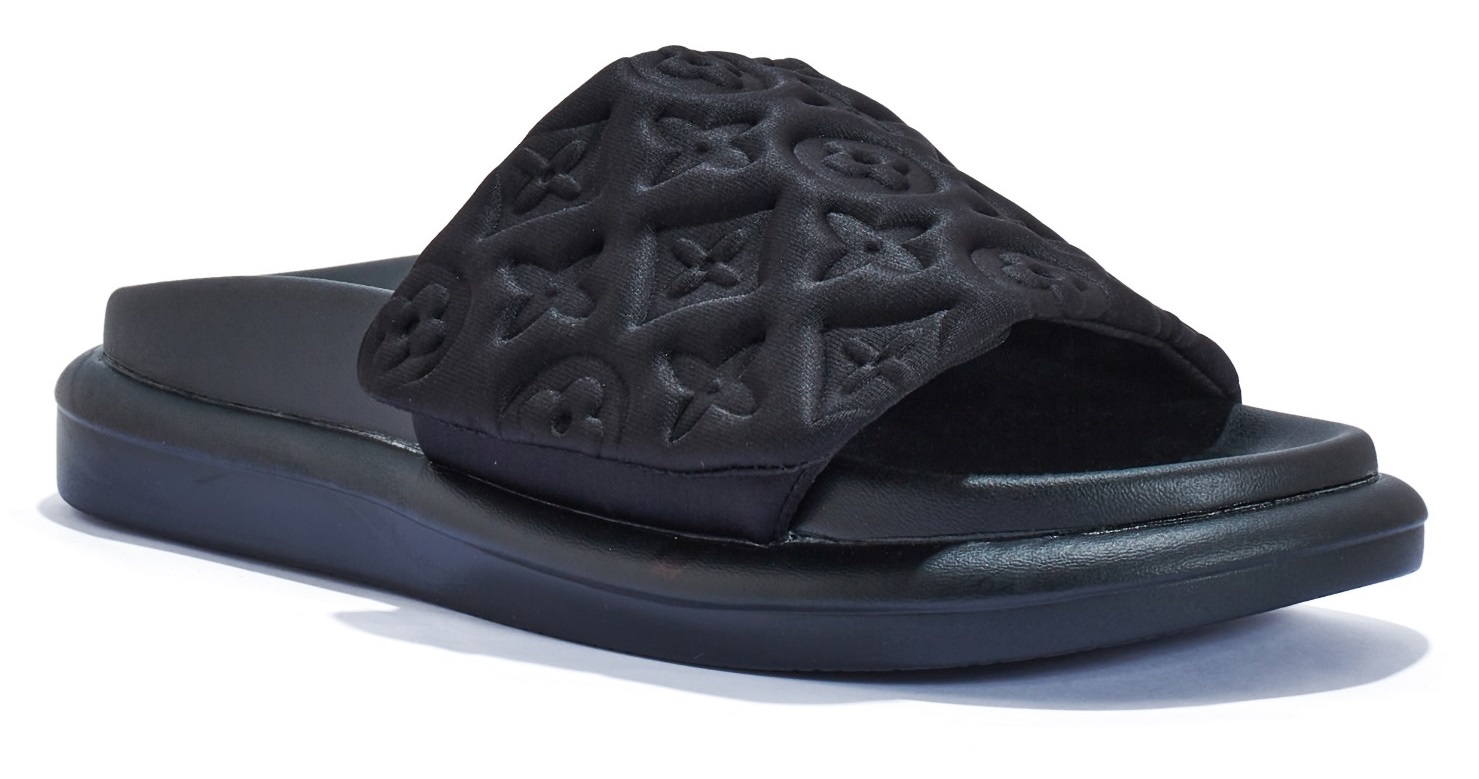 SANDALIAS DE MUJER SEÑORA DE VERANO CON CORREA PLANA DESLIZANTES DE MODA ZAPATOS TALLA - Imagen 15 de 27