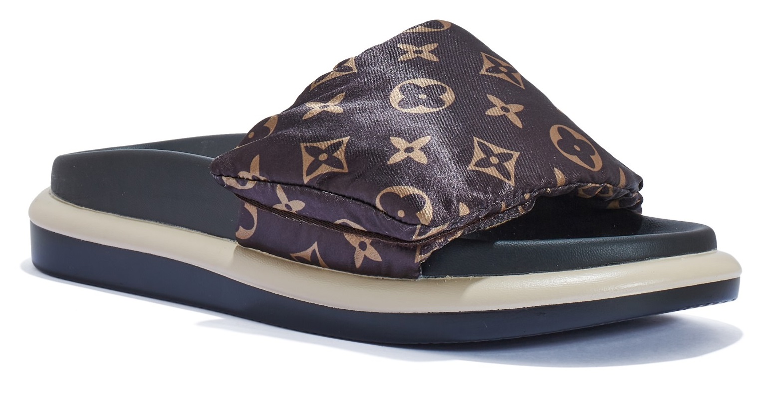 SANDALIAS DE MUJER SEÑORA DE VERANO CON CORREA PLANA DESLIZANTES DE MODA ZAPATOS TALLA - Imagen 18 de 27