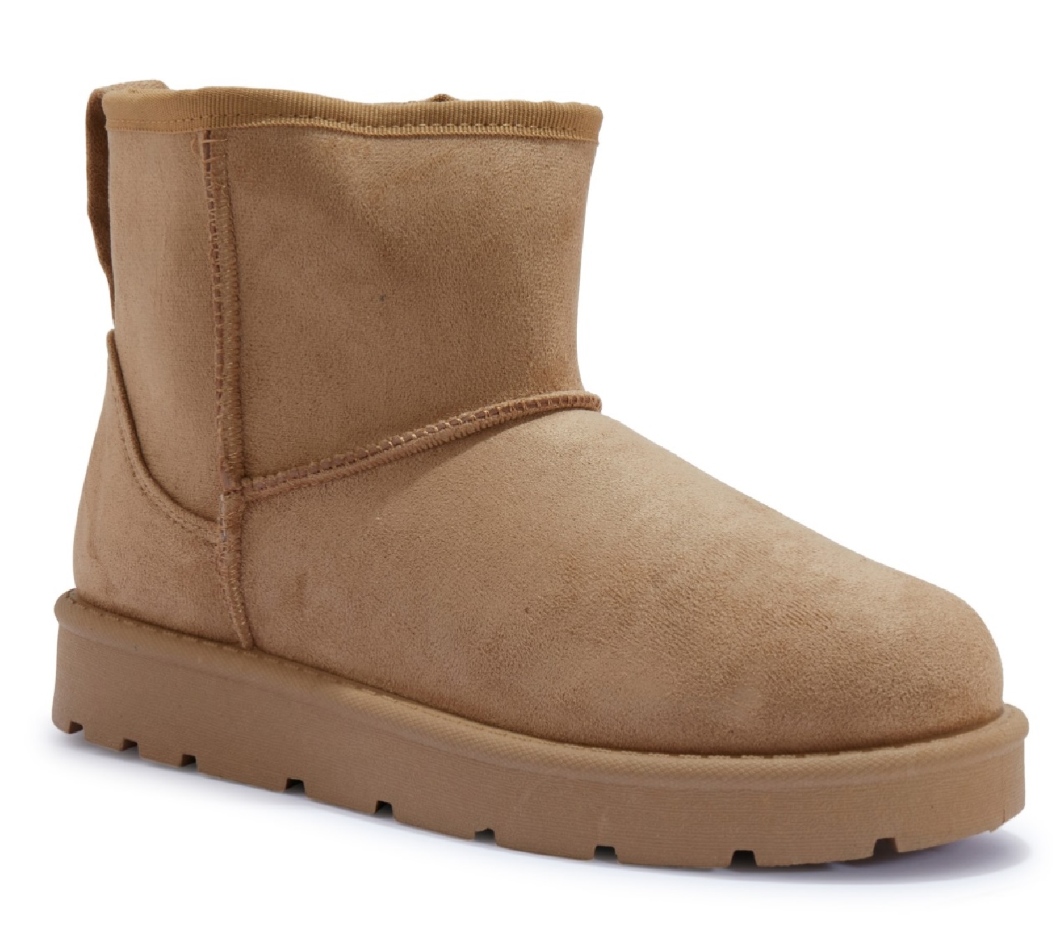 STIVALETTI DONNA FODERATI IN PELLICCIA SINTETICA COMODI SLIP ON CALDI DONNA BASSI INVERNALI - Foto 7 di 10