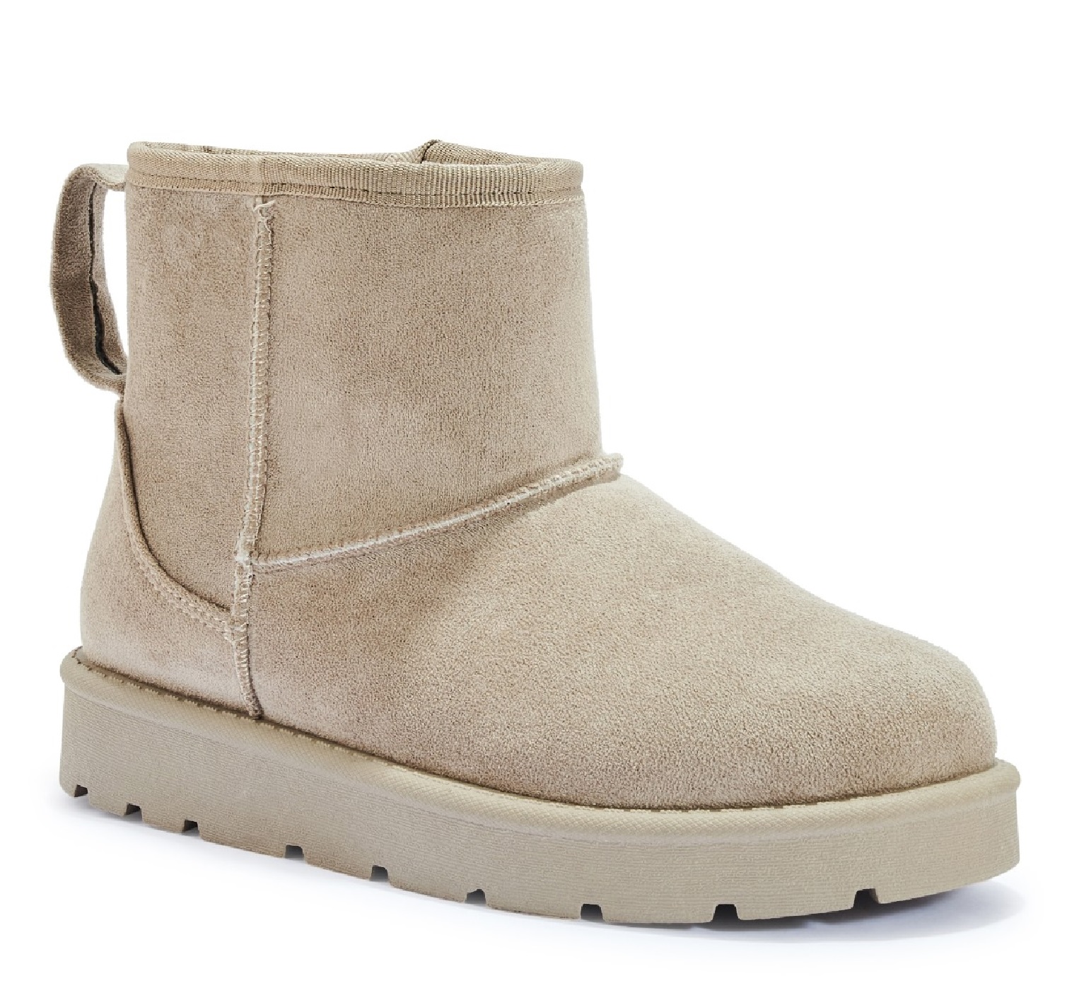 STIVALETTI DONNA FODERATI IN PELLICCIA SINTETICA COMODI SLIP ON CALDI DONNA BASSI INVERNALI - Foto 9 di 10