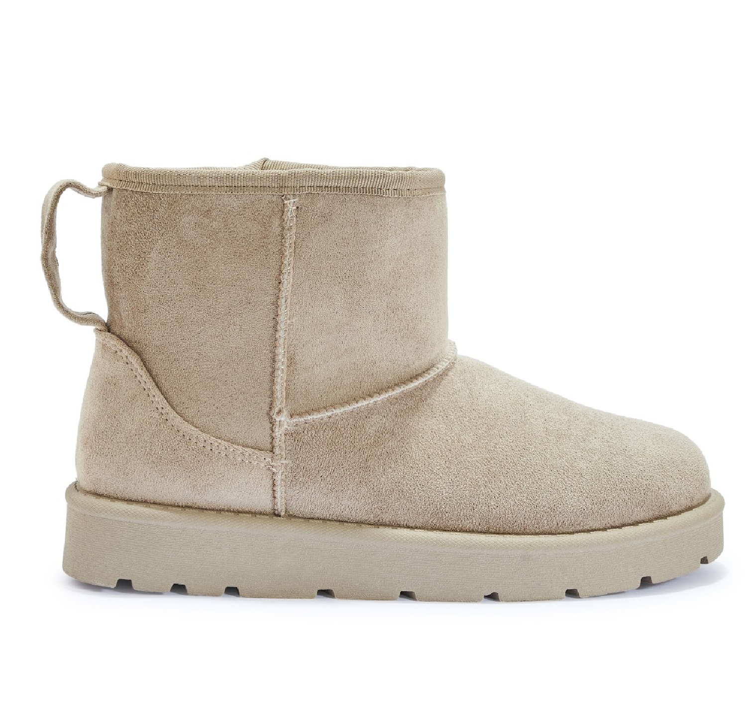 STIVALETTI DONNA FODERATI IN PELLICCIA SINTETICA COMODI SLIP ON CALDI DONNA BASSI INVERNALI - Foto 10 di 10