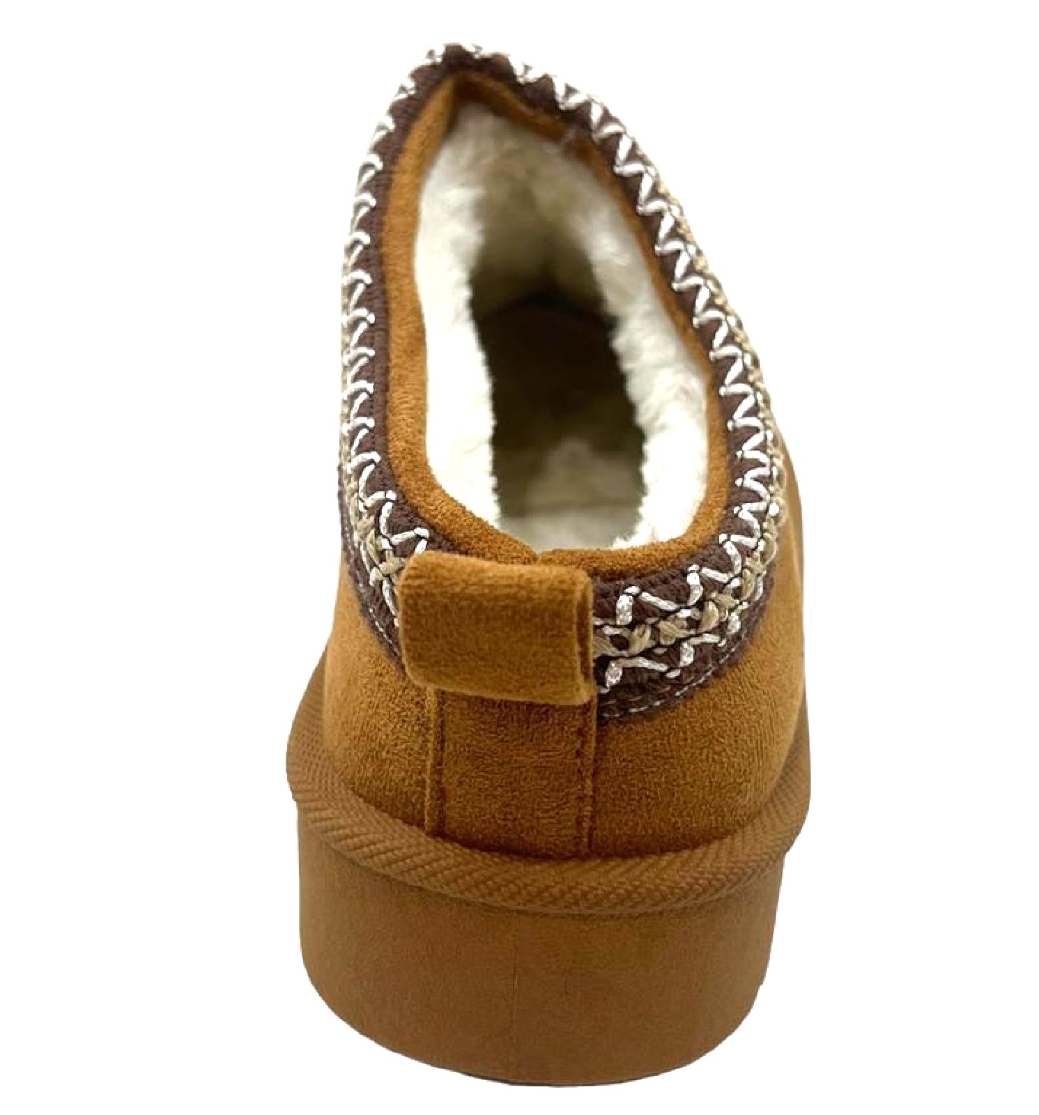 MUJERES DAMAS SIN CORDONES CÓMODOS CÁLIDOS DE PIEL SINTÉTICA FORRADOS AL AIRE LIBRE ZAPATILLAS ZAPATOS BOTAS - Imagen 28 de 50