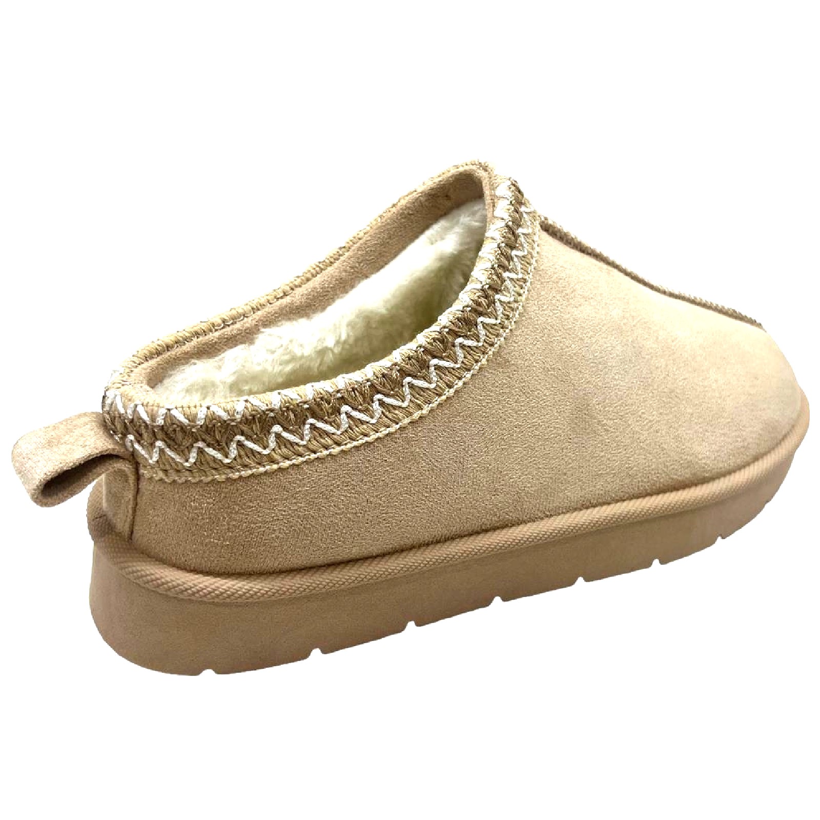 MUJERES DAMAS SIN CORDONES CÓMODOS CÁLIDOS DE PIEL SINTÉTICA FORRADOS AL AIRE LIBRE ZAPATILLAS ZAPATOS BOTAS - Imagen 16 de 50