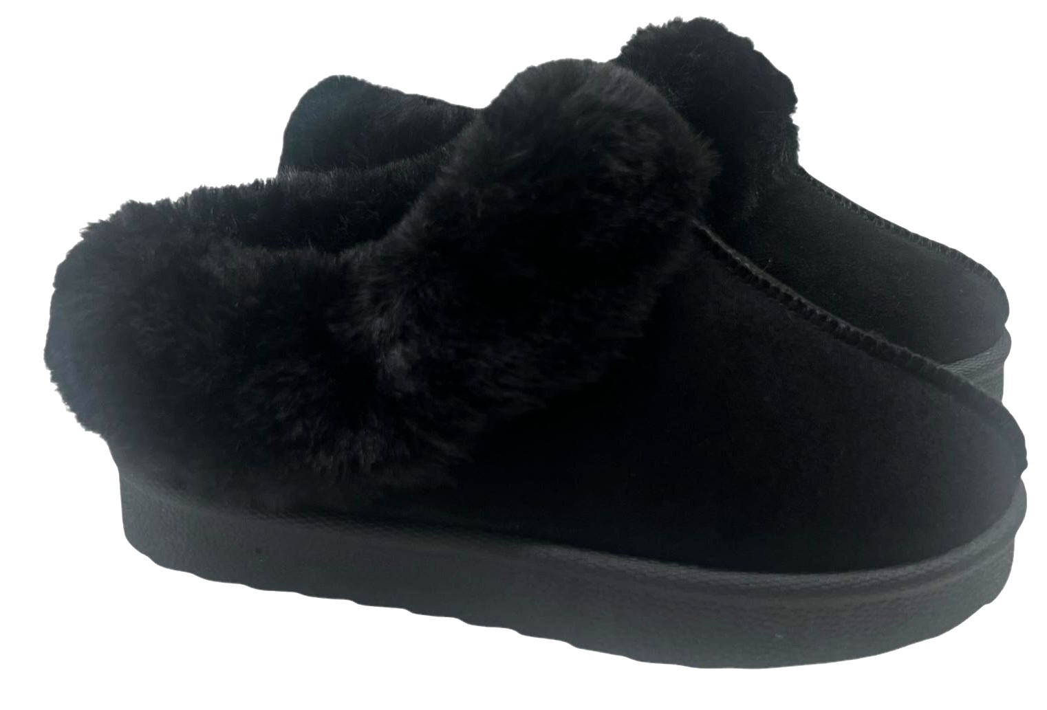 BAMBINI RAGAZZE BAMBINI CALDI INVERNALI FODERATI IN PELLICCIA SINTETICA COMODI SLIPON PANTOFOLE SCARPE STIVALI - Foto 10 di 19