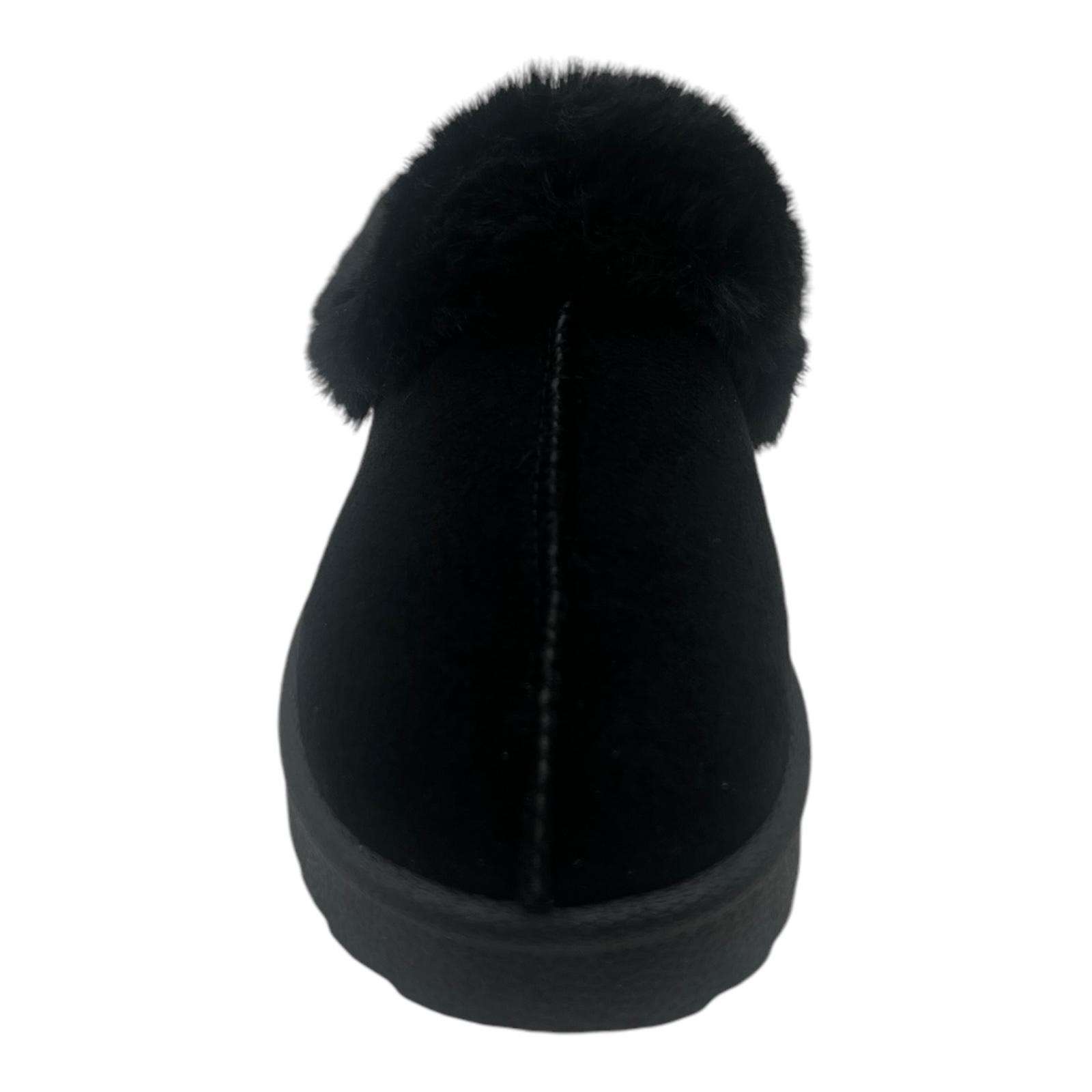 BAMBINI RAGAZZE BAMBINI CALDI INVERNALI FODERATI IN PELLICCIA SINTETICA COMODI SLIPON PANTOFOLE SCARPE STIVALI - Foto 12 di 19