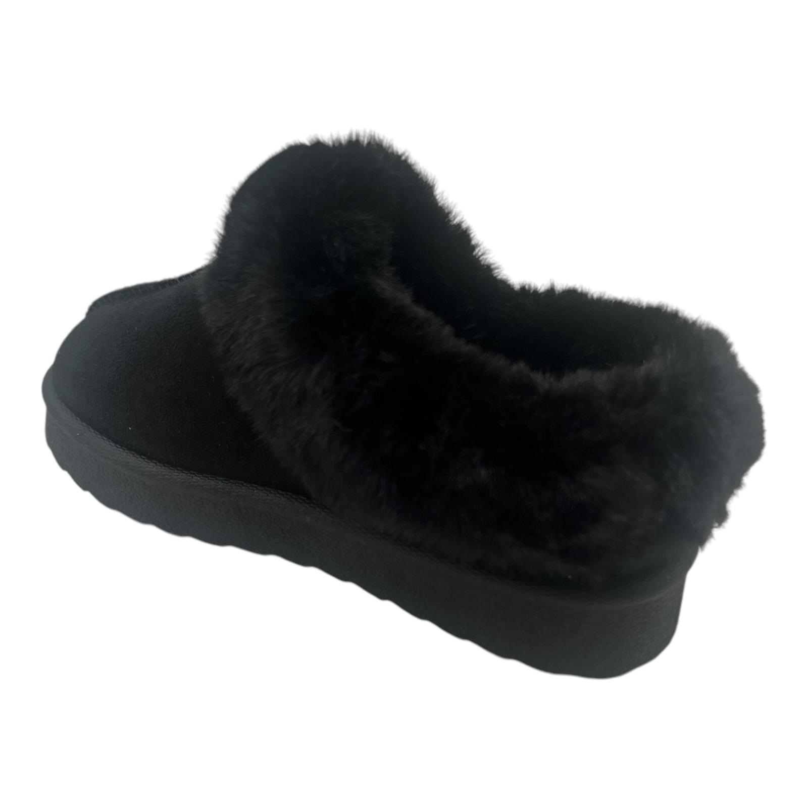 BAMBINI RAGAZZE BAMBINI CALDI INVERNALI FODERATI IN PELLICCIA SINTETICA COMODI SLIPON PANTOFOLE SCARPE STIVALI - Foto 13 di 19