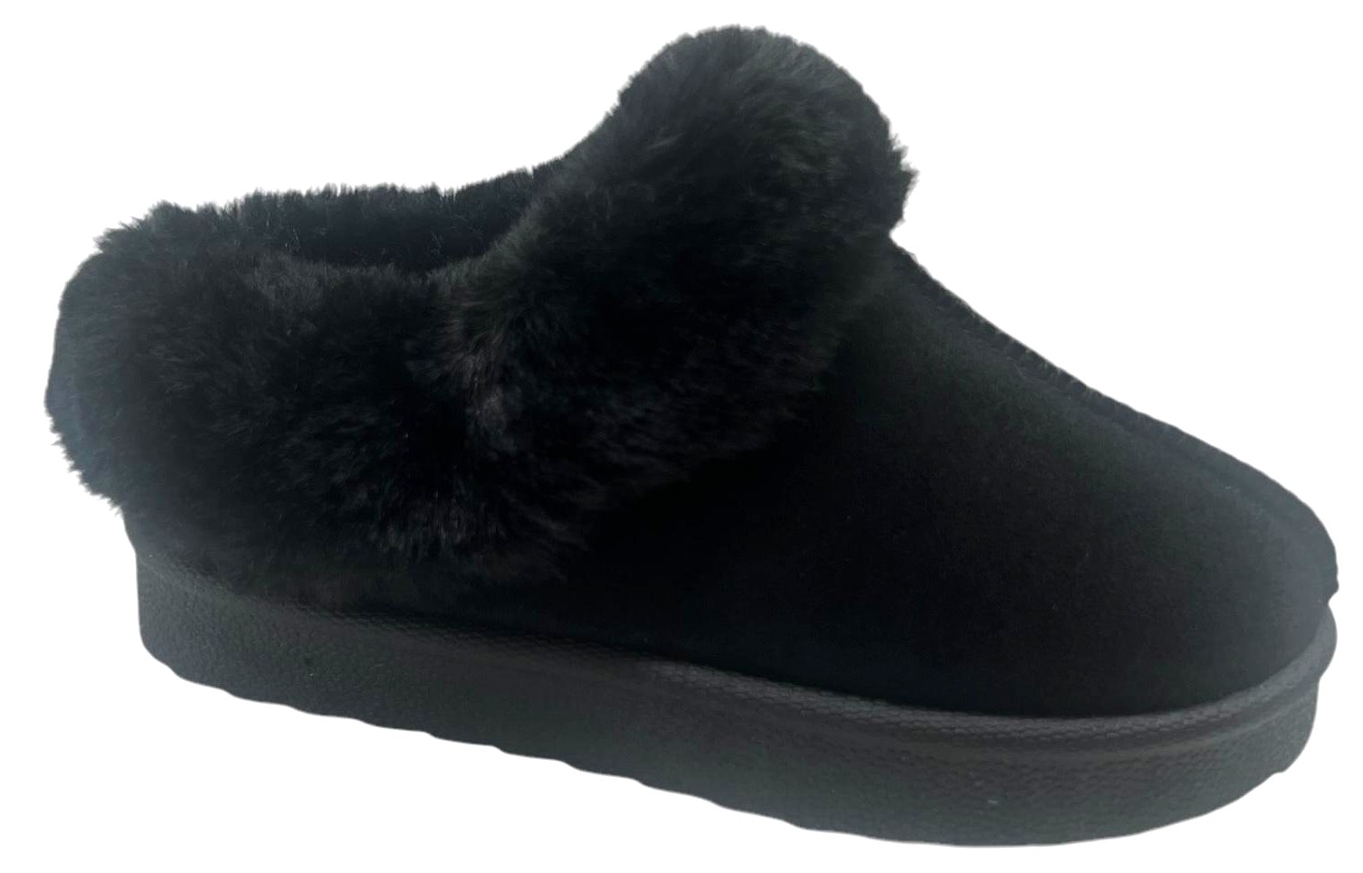 BAMBINI RAGAZZE BAMBINI CALDI INVERNALI FODERATI IN PELLICCIA SINTETICA COMODI SLIPON PANTOFOLE SCARPE STIVALI - Foto 8 di 19
