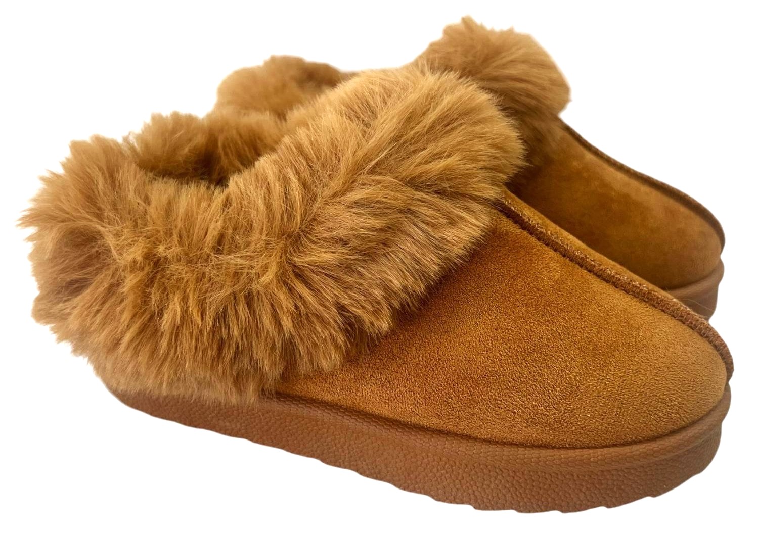 BAMBINI RAGAZZE BAMBINI CALDI INVERNALI FODERATI IN PELLICCIA SINTETICA COMODI SLIPON PANTOFOLE SCARPE STIVALI - Foto 16 di 19