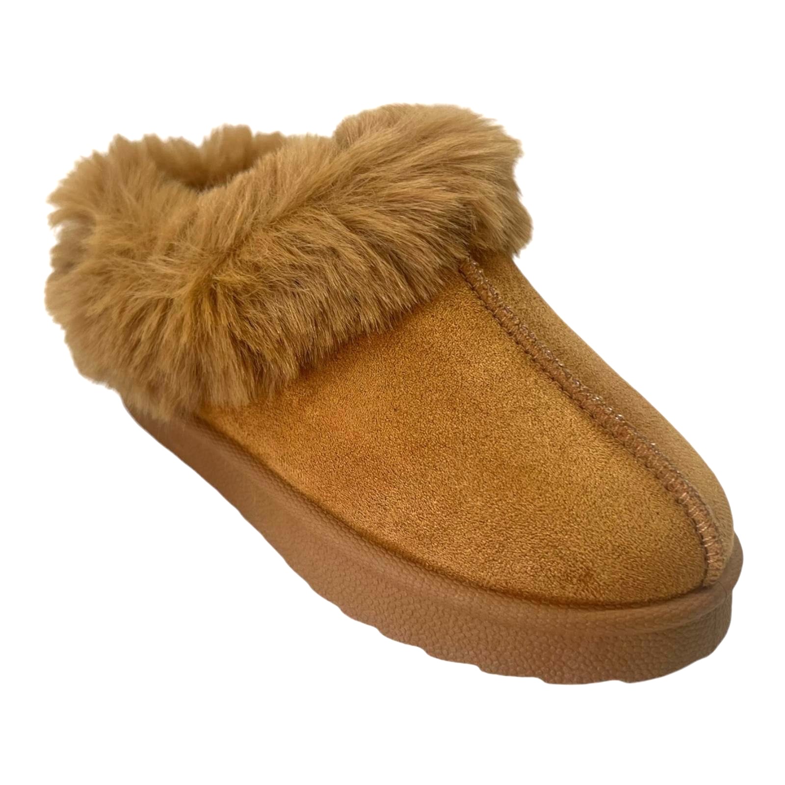 BAMBINI RAGAZZE BAMBINI CALDI INVERNALI FODERATI IN PELLICCIA SINTETICA COMODI SLIPON PANTOFOLE SCARPE STIVALI - Foto 17 di 19