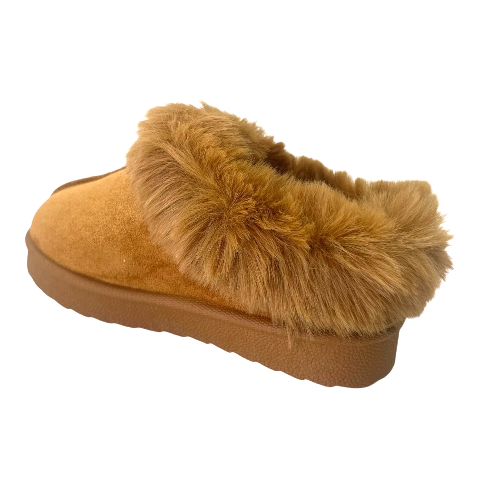 BAMBINI RAGAZZE BAMBINI CALDI INVERNALI FODERATI IN PELLICCIA SINTETICA COMODI SLIPON PANTOFOLE SCARPE STIVALI - Foto 19 di 19
