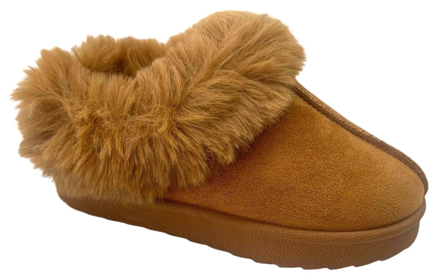 BAMBINI RAGAZZE BAMBINI CALDI INVERNALI FODERATI IN PELLICCIA SINTETICA COMODI SLIPON PANTOFOLE SCARPE STIVALI - Foto 14 di 19