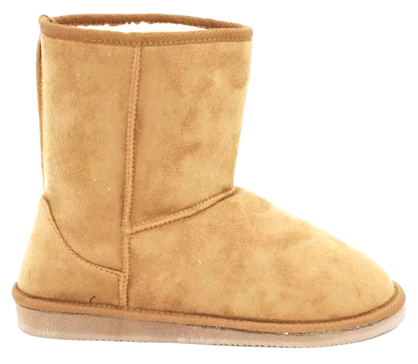 DAMEN KNÖCHEL SLIPPER DAMEN FLACH WARM WINTER KUSCHELIG KUNSTFELL GEFÜTTERT SCHUHE STIEFEL GR - Bild 5 von 7