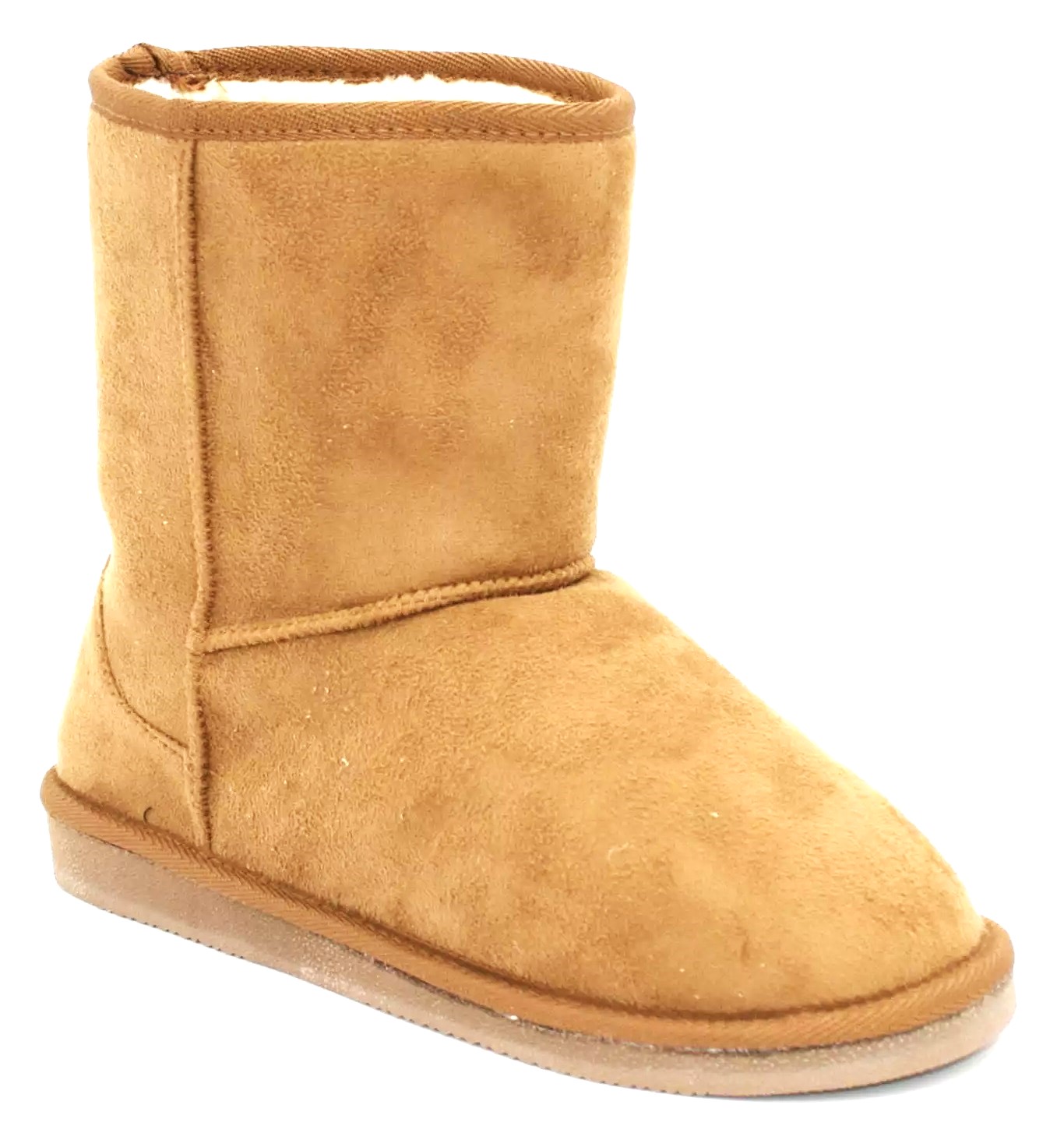 DAMEN KNÖCHEL SLIPPER DAMEN FLACH WARM WINTER KUSCHELIG KUNSTFELL GEFÜTTERT SCHUHE STIEFEL GR - Bild 6 von 7