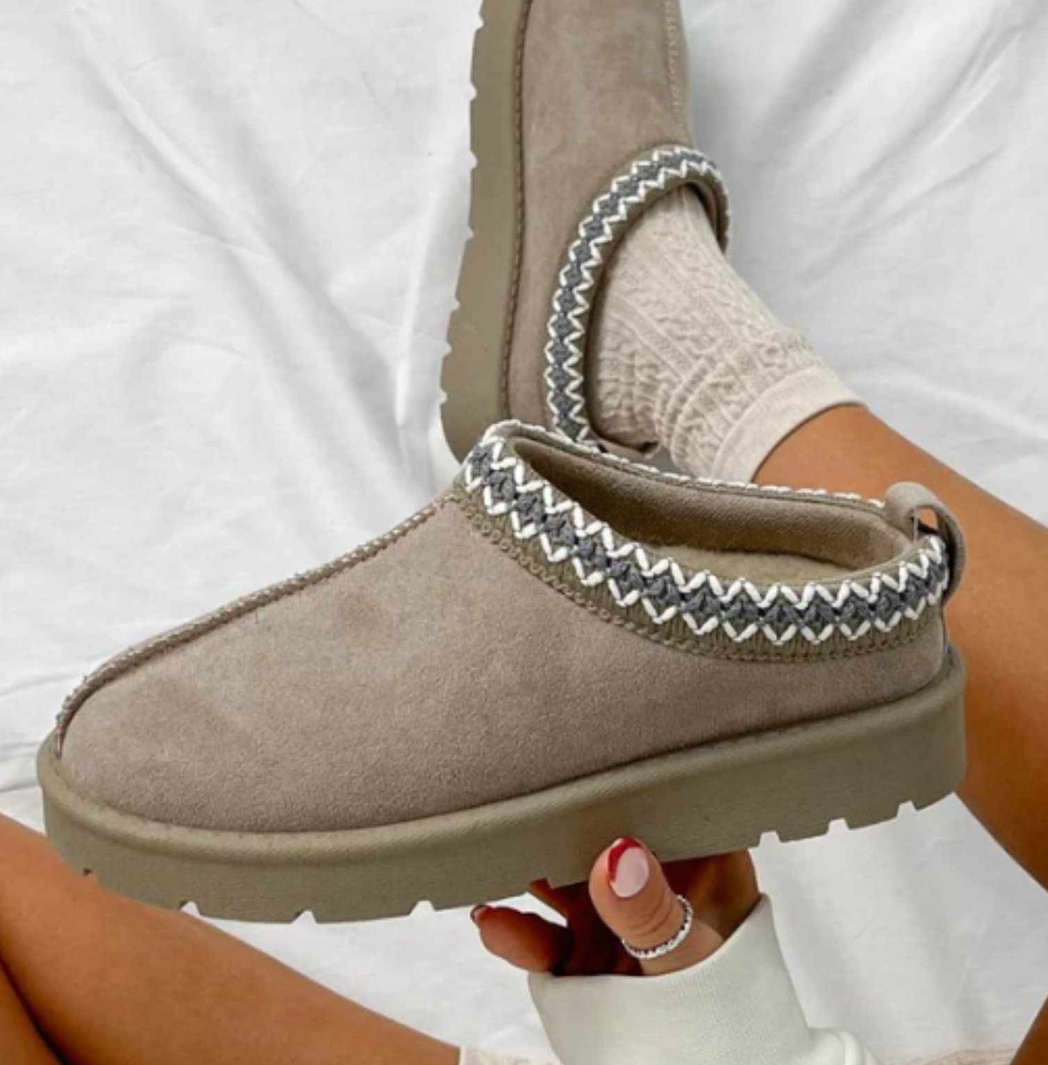 MUJERES DAMAS SIN CORDONES CÓMODOS CÁLIDOS DE PIEL SINTÉTICA FORRADOS AL AIRE LIBRE ZAPATILLAS ZAPATOS BOTAS - Imagen 50 de 50