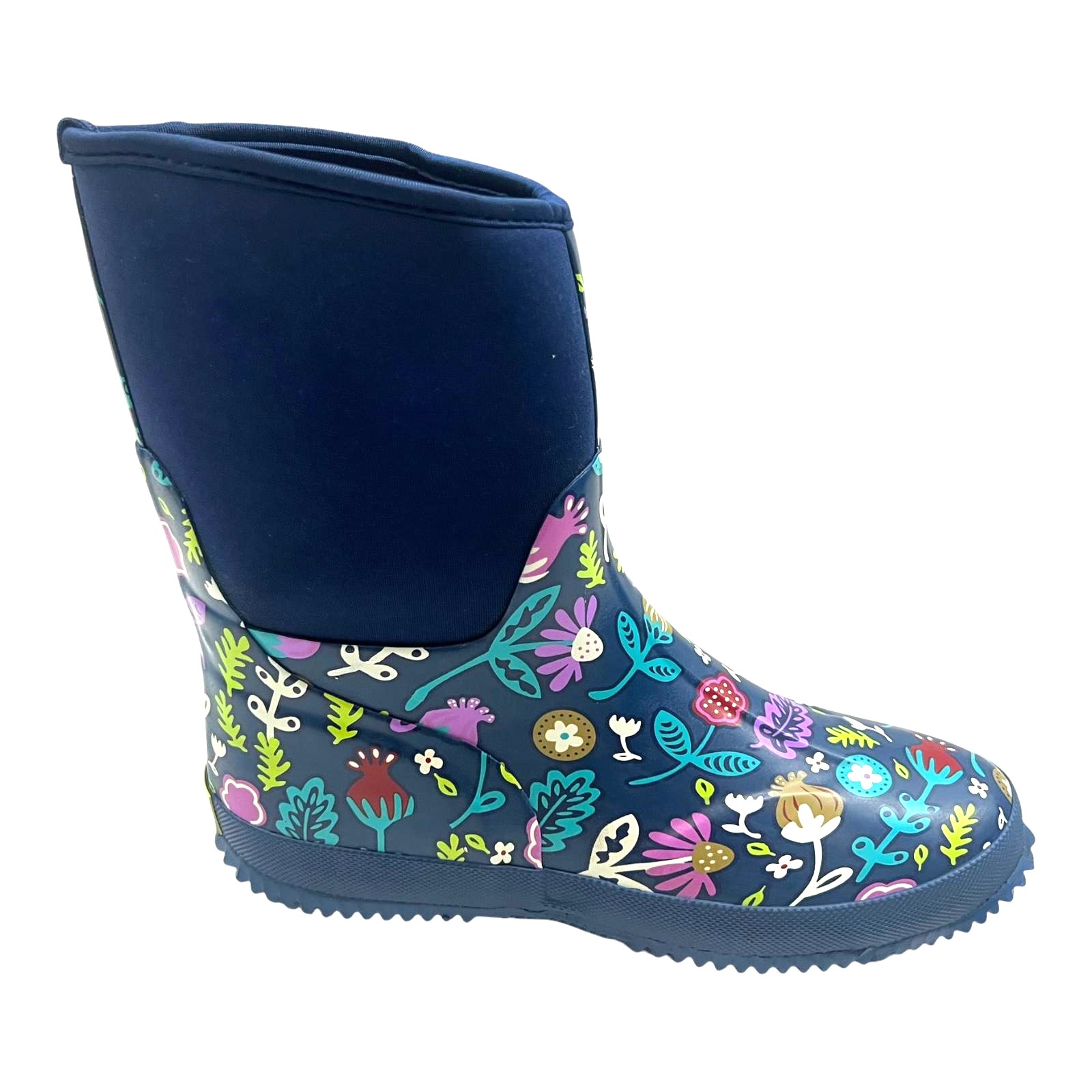 LADIES WOMENS FESTIVAL RAIN WARM WINTER WELLIES WELLINGTON GARDEN WALKING BOOTS - Picture 10 of 13