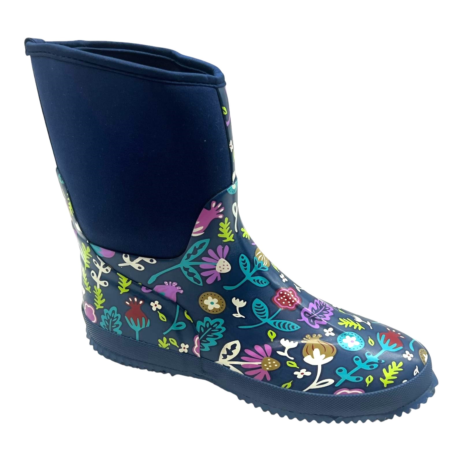 LADIES WOMENS FESTIVAL RAIN WARM WINTER WELLIES WELLINGTON GARDEN WALKING BOOTS - Picture 8 of 13