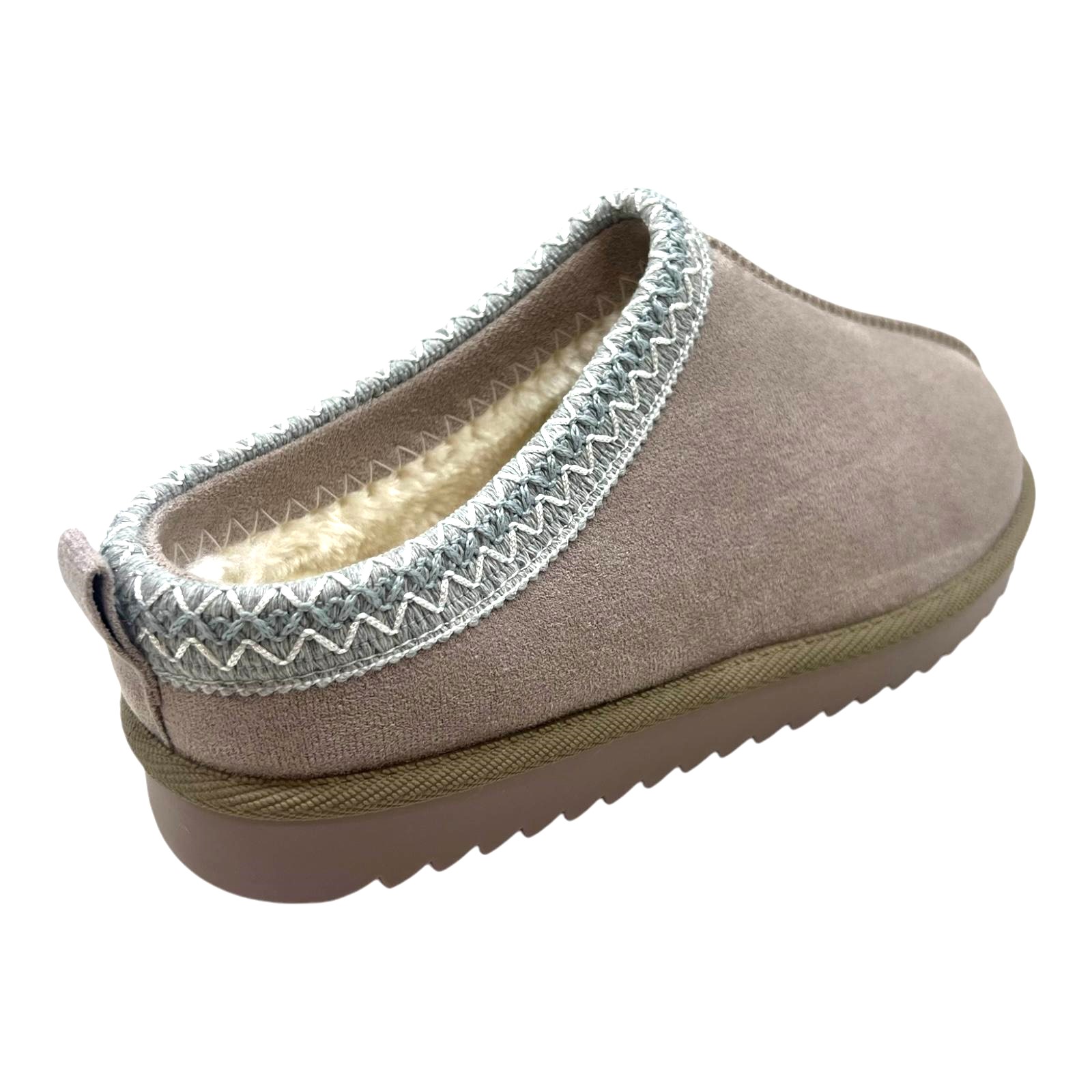 LADIES WOMENS WARM FAUX FUR SNUGG SLIP ON IN OUT DOOR SLIPPERS SHOES BOOTS SIZE - Picture 46 of 56