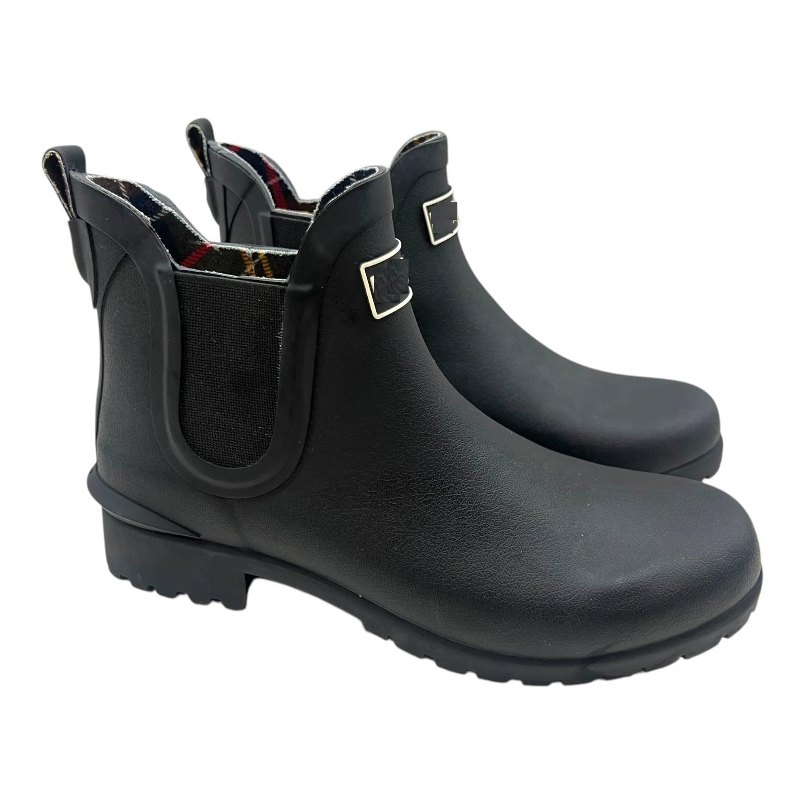 LADIES WOMENS ANKLE RAIN WARM WINTER WELLIES WELLINGTON GARDEN WALKING BOOTS - Picture 7 of 18