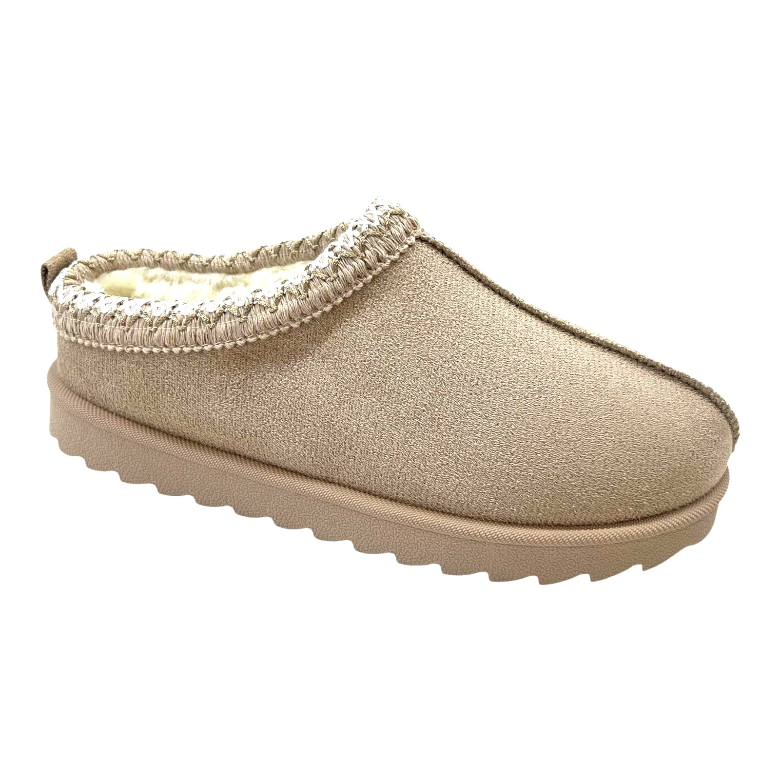WOMENS LADIES WARM FAUX FUR SLIP ON IN OUT DOOR SHOES BOOTS SNUGG SLIPPERS SIZE - Picture 2 of 31