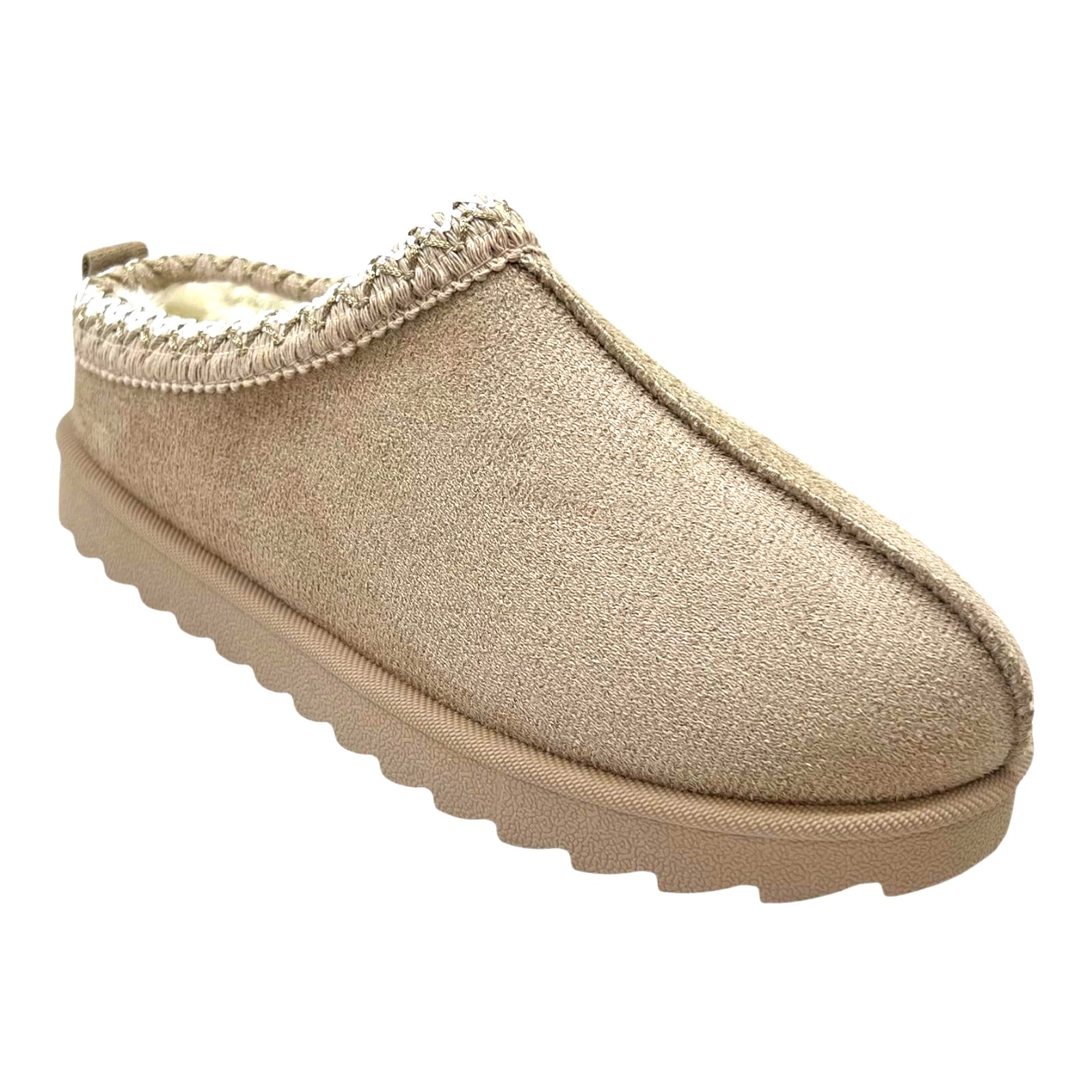 WOMENS LADIES WARM FAUX FUR SLIP ON IN OUT DOOR SHOES BOOTS SNUGG SLIPPERS SIZE - Picture 5 of 31