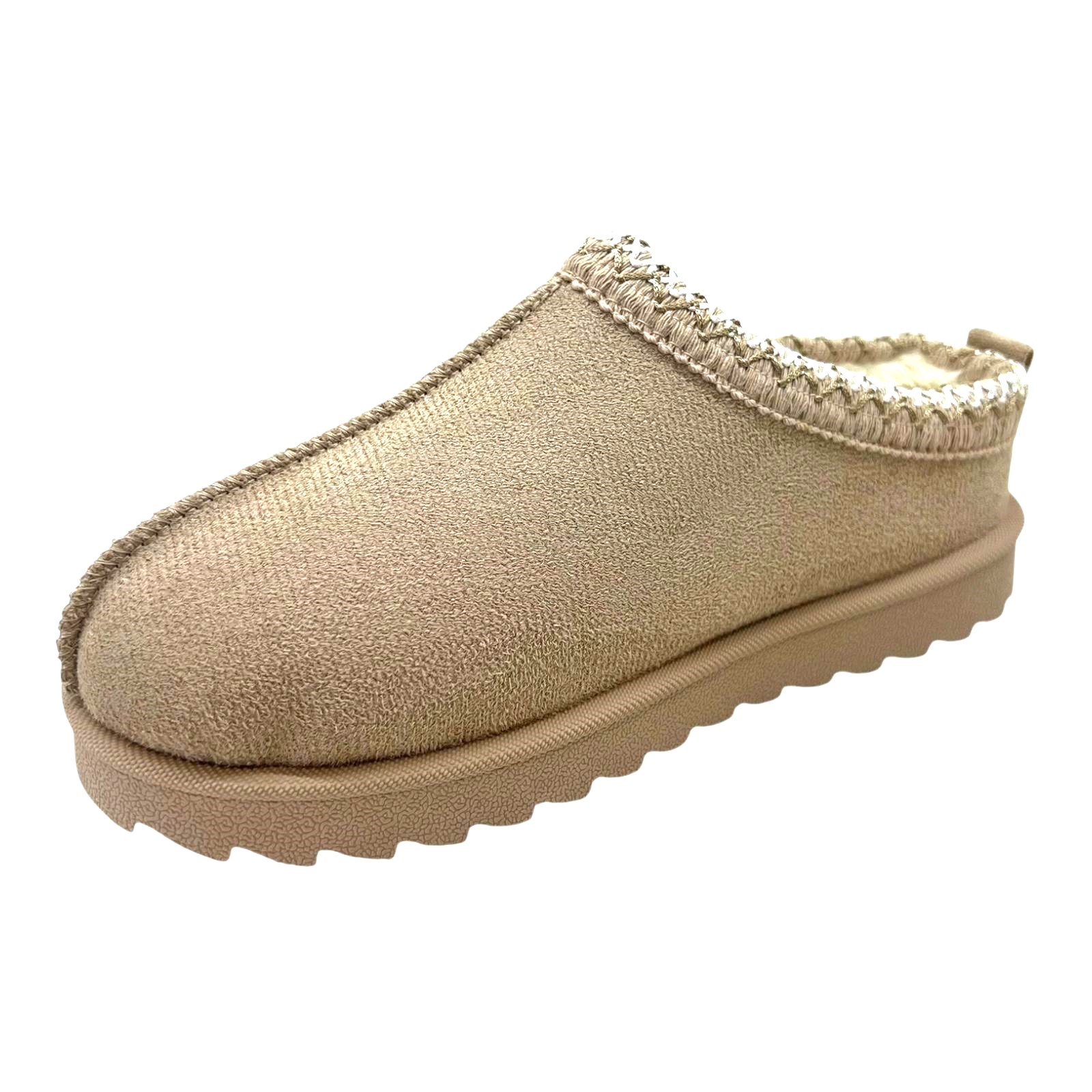 WOMENS LADIES WARM FAUX FUR SLIP ON IN OUT DOOR SHOES BOOTS SNUGG SLIPPERS SIZE - Picture 7 of 31