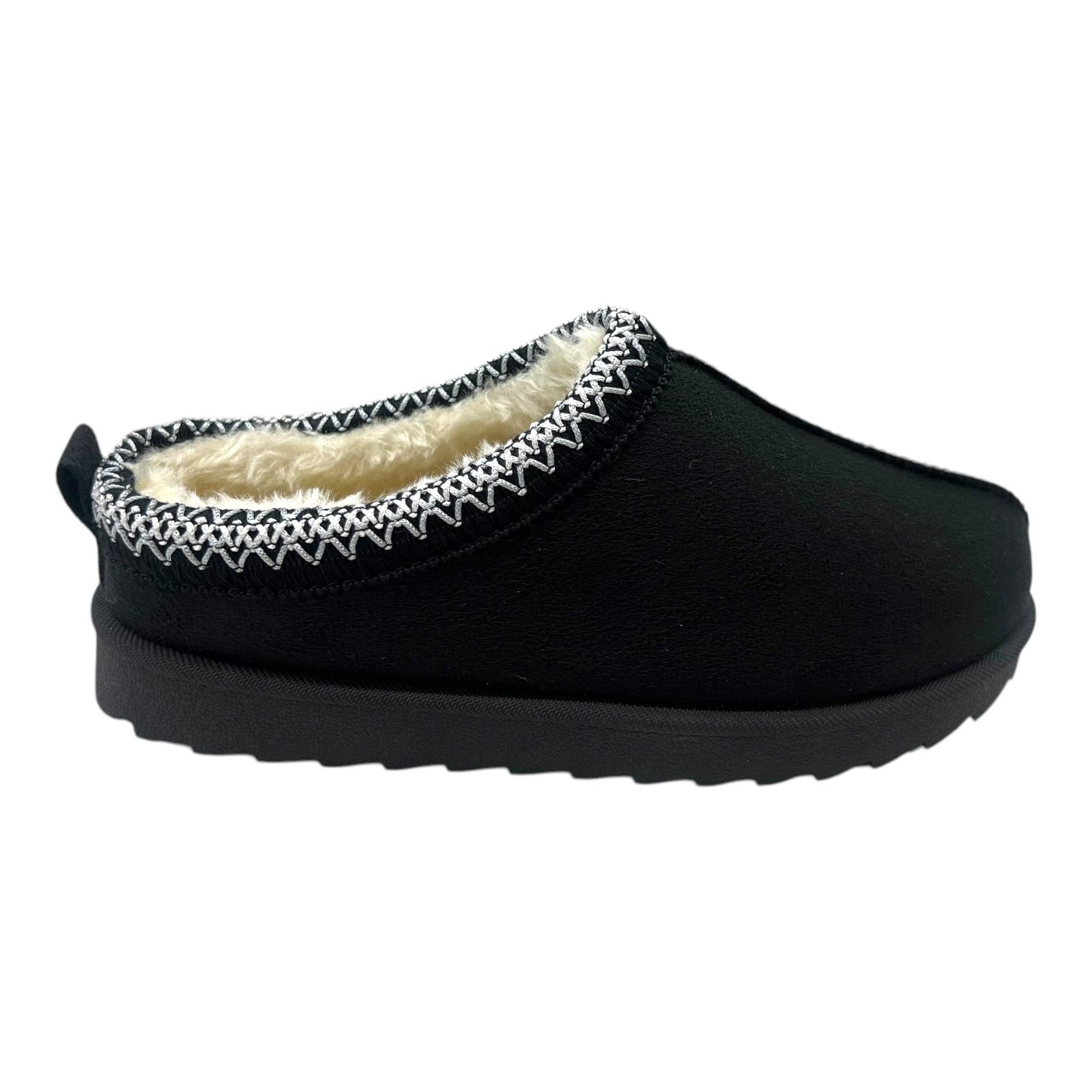 WOMENS LADIES WARM FAUX FUR SLIP ON IN OUT DOOR SHOES BOOTS SNUGG SLIPPERS SIZE - Picture 9 of 31