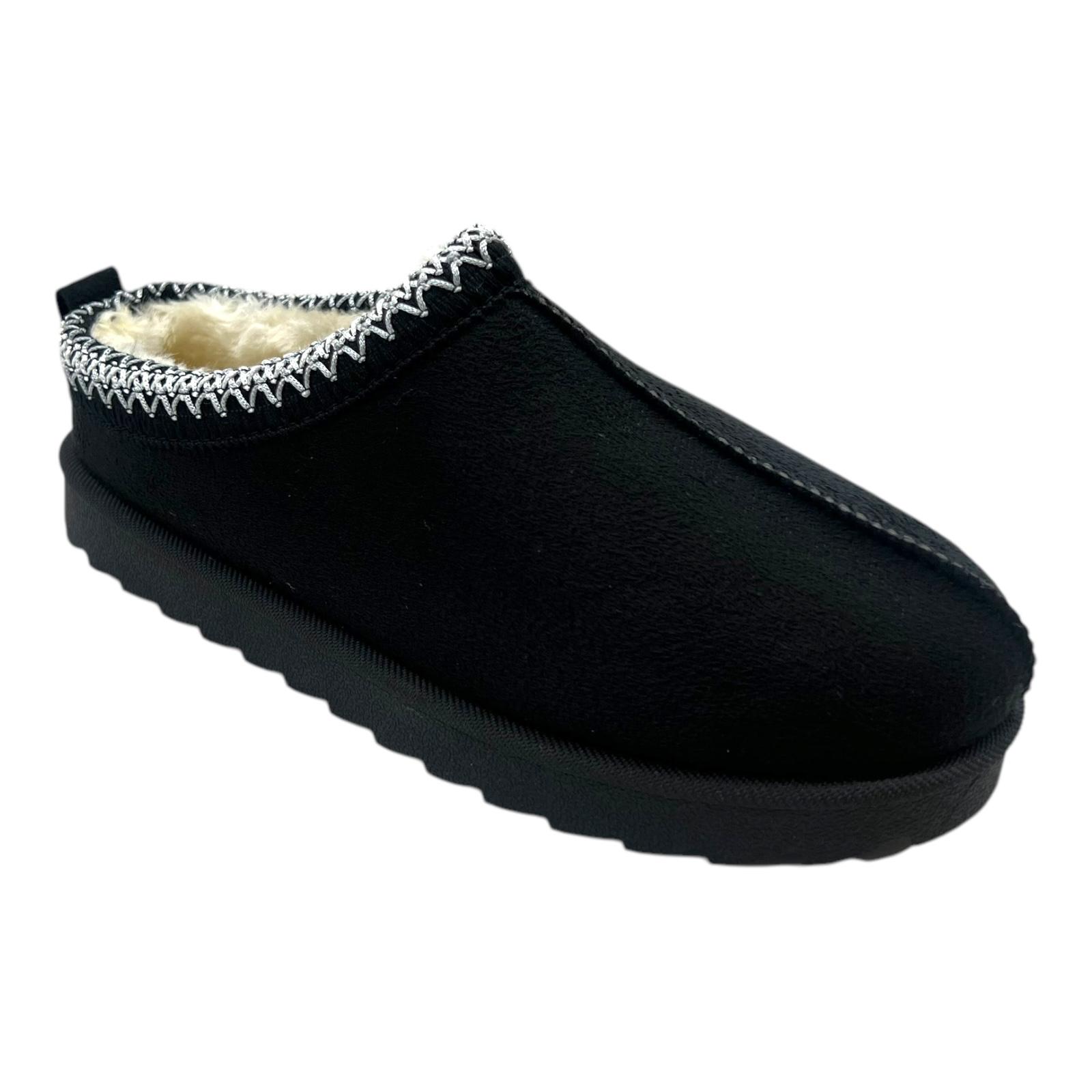 WOMENS LADIES WARM FAUX FUR SLIP ON IN OUT DOOR SHOES BOOTS SNUGG SLIPPERS SIZE - Picture 11 of 31