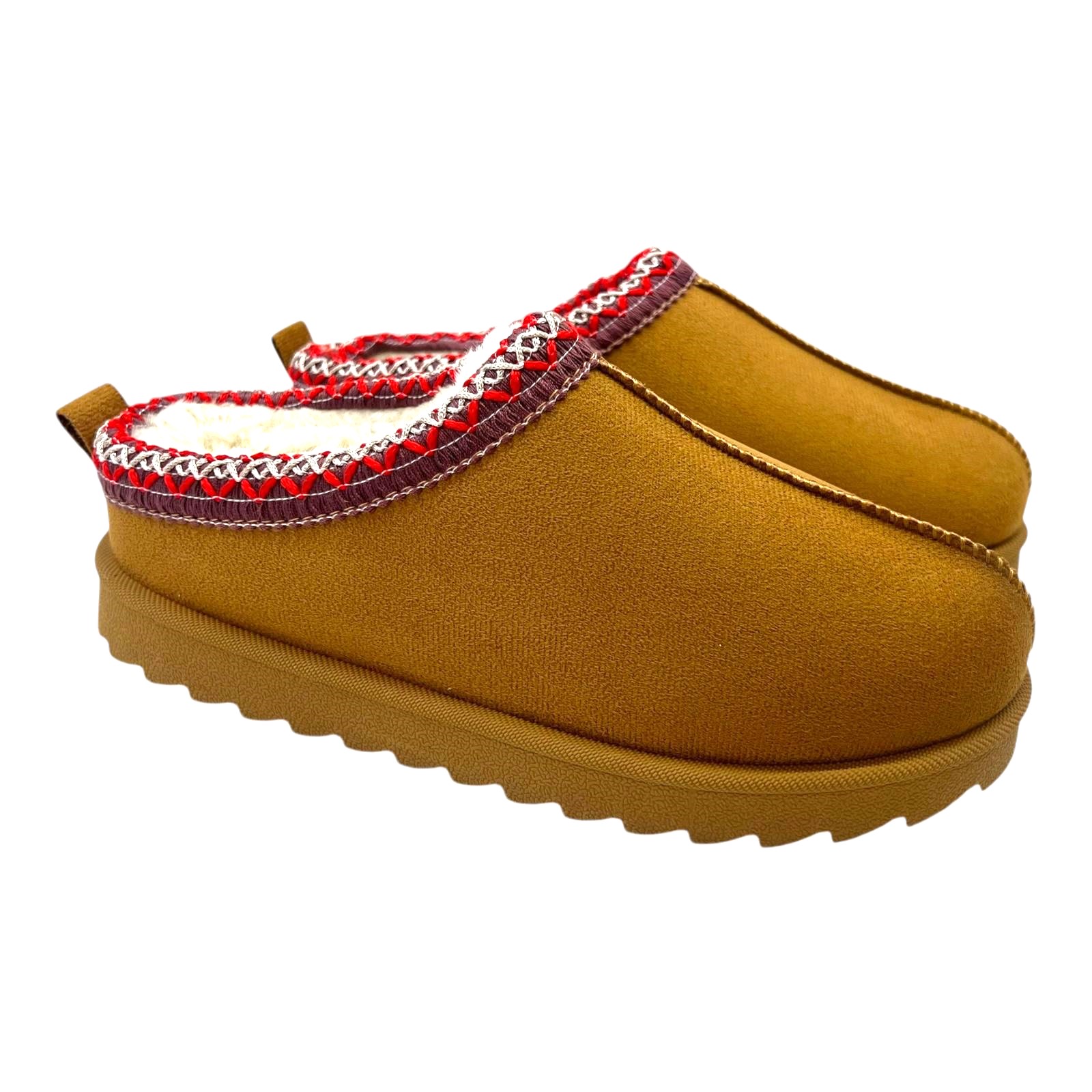WOMENS LADIES WARM FAUX FUR SLIP ON IN OUT DOOR SHOES BOOTS SNUGG SLIPPERS SIZE - Picture 16 of 31