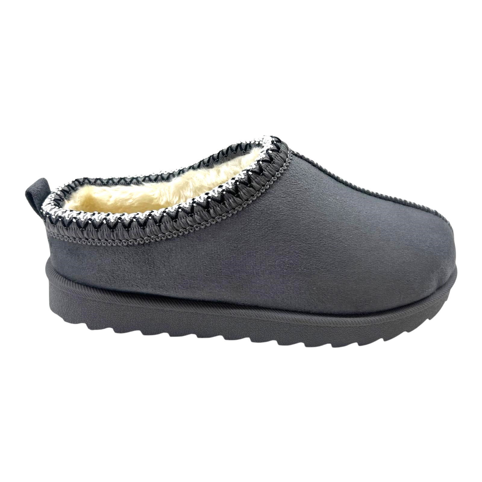 WOMENS LADIES WARM FAUX FUR SLIP ON IN OUT DOOR SHOES BOOTS SNUGG SLIPPERS SIZE - Picture 21 of 31
