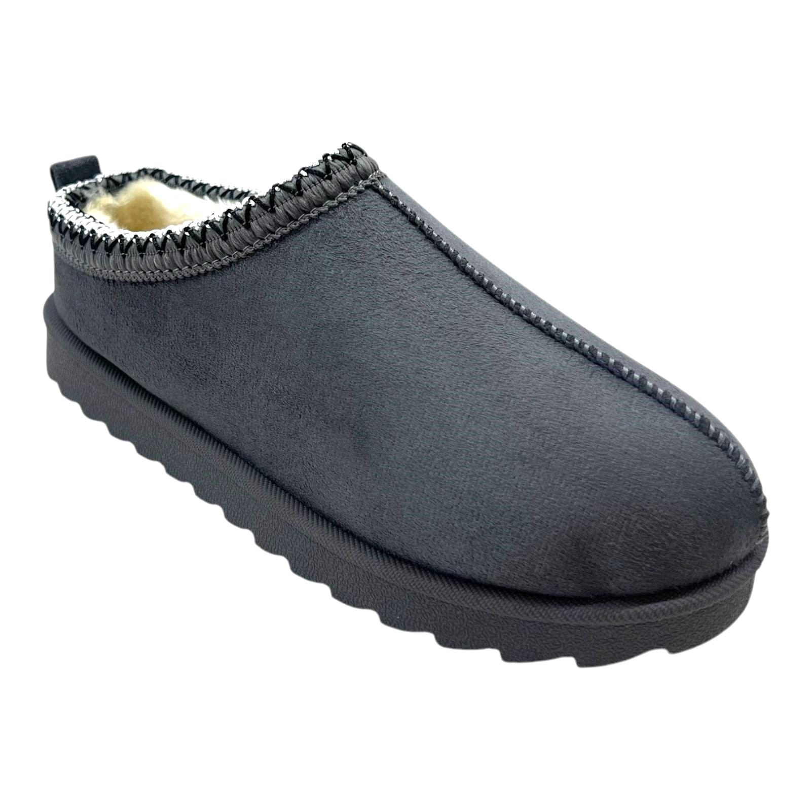 WOMENS LADIES WARM FAUX FUR SLIP ON IN OUT DOOR SHOES BOOTS SNUGG SLIPPERS SIZE - Picture 23 of 31