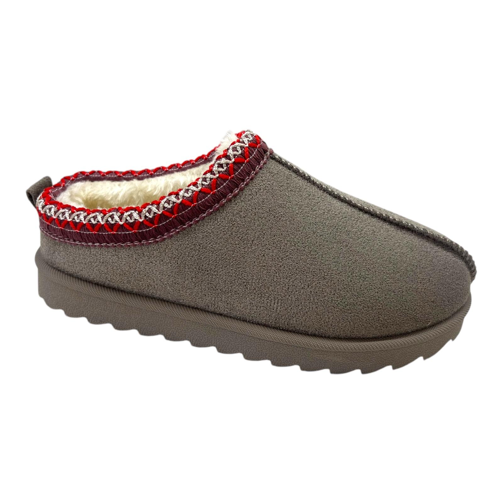 WOMENS LADIES WARM FAUX FUR SLIP ON IN OUT DOOR SHOES BOOTS SNUGG SLIPPERS SIZE - Picture 26 of 31