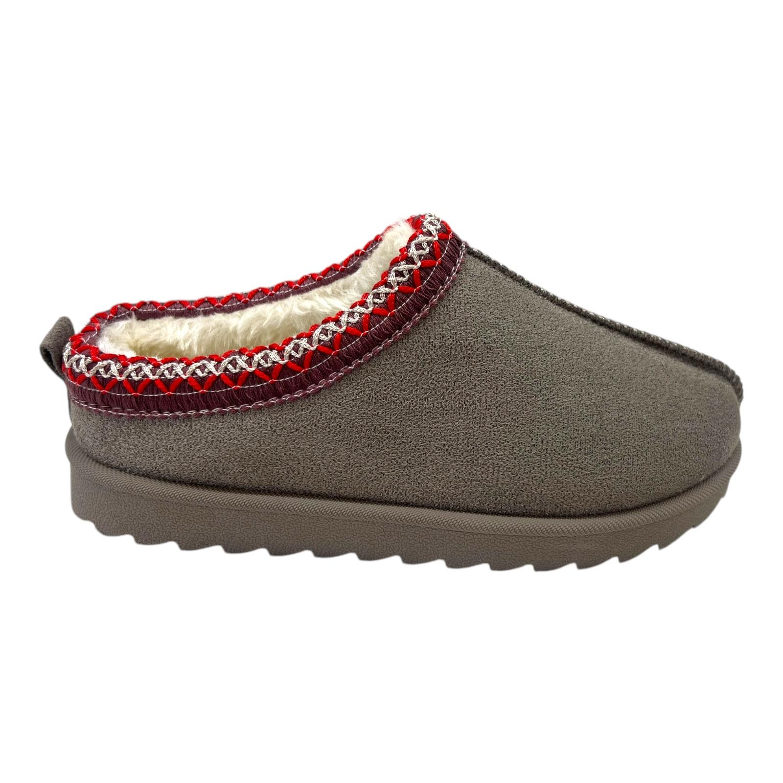 WOMENS LADIES WARM FAUX FUR SLIP ON IN OUT DOOR SHOES BOOTS SNUGG SLIPPERS SIZE - Picture 27 of 31