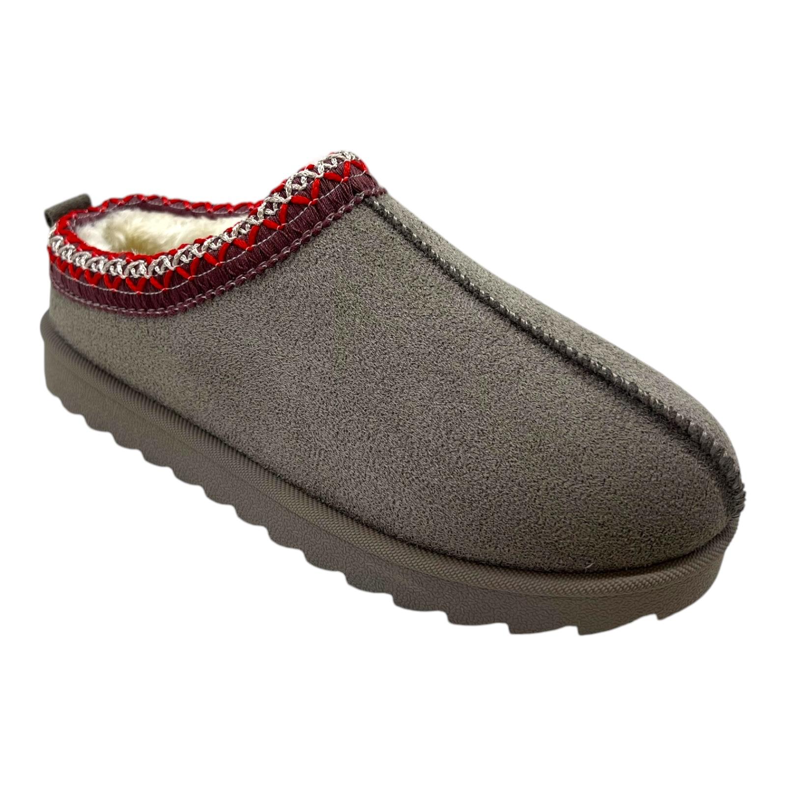 WOMENS LADIES WARM FAUX FUR SLIP ON IN OUT DOOR SHOES BOOTS SNUGG SLIPPERS SIZE - Picture 29 of 31