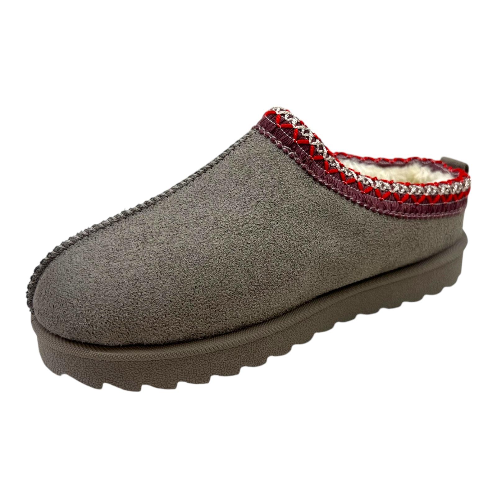 WOMENS LADIES WARM FAUX FUR SLIP ON IN OUT DOOR SHOES BOOTS SNUGG SLIPPERS SIZE - Picture 31 of 31