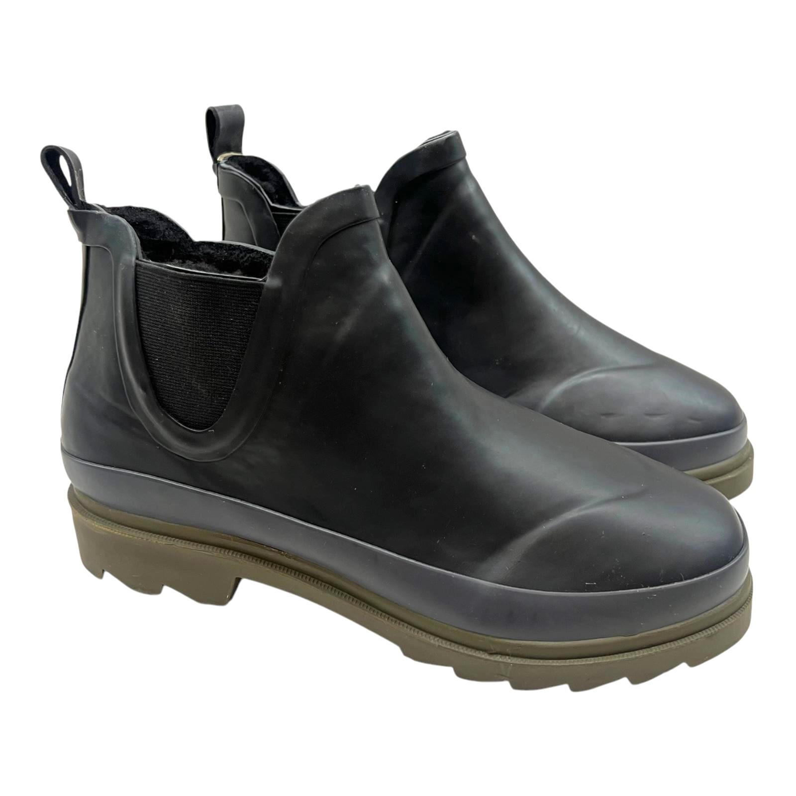 LADIES WOMENS SHORT ANKLECHELSEA WARM SNOW SHOES WELLINGTON WELLIES BOOTS SIZE - Picture 11 of 26