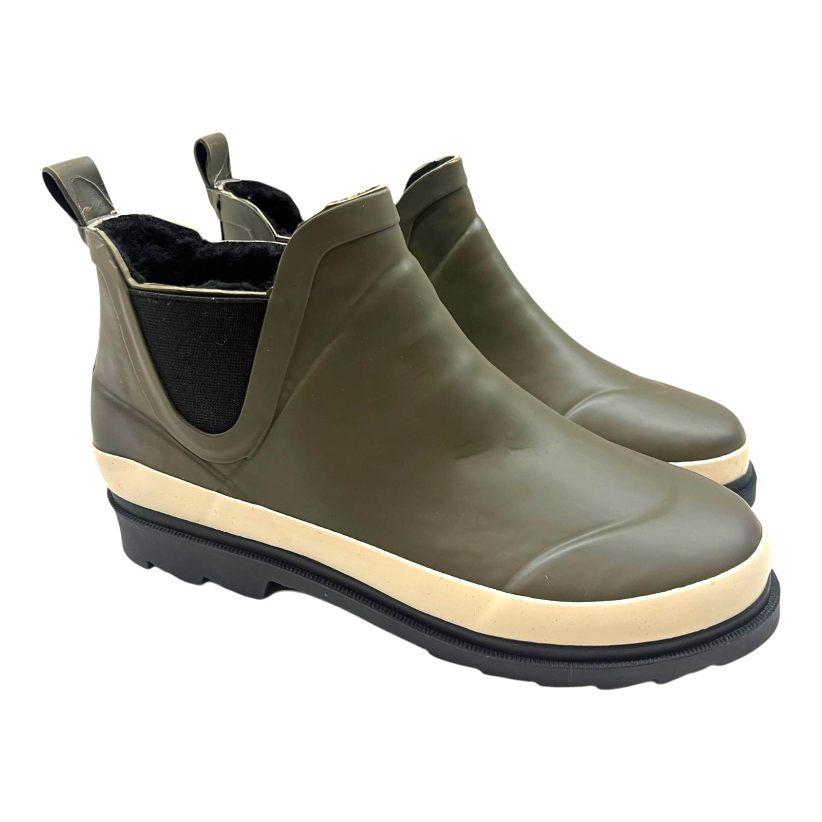 LADIES WOMENS SHORT ANKLECHELSEA WARM SNOW SHOES WELLINGTON WELLIES BOOTS SIZE - Picture 17 of 26