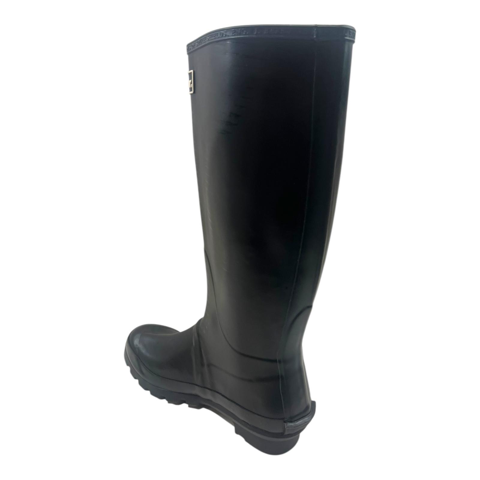 MENS LADIES SLIP ON RUBBER WATERPROOF RAIN WELLINGTONS WELLIES BOOTS SHOES SZ - Picture 6 of 13