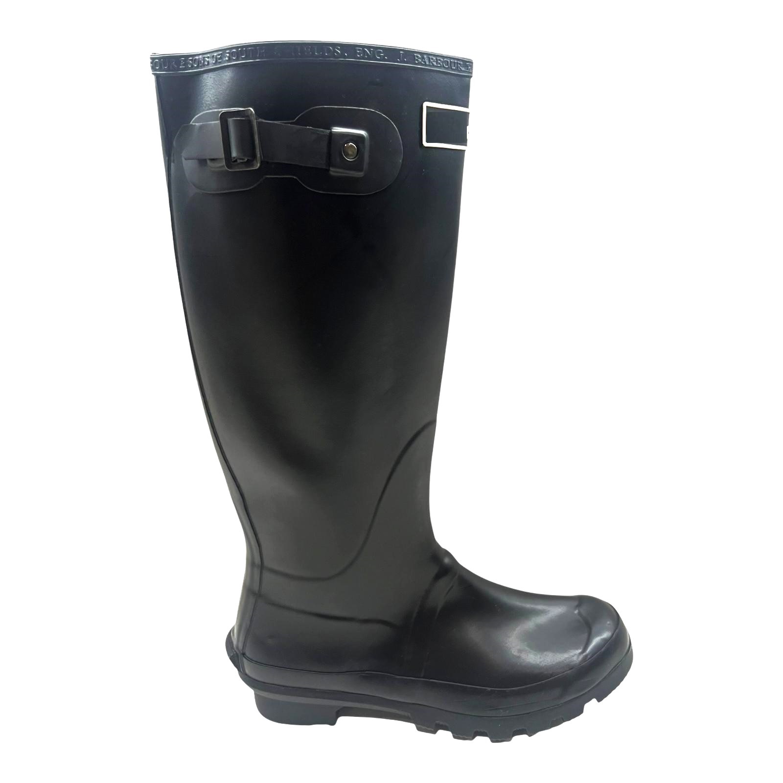 MENS LADIES SLIP ON RUBBER WATERPROOF RAIN WELLINGTONS WELLIES BOOTS SHOES SZ - Picture 2 of 13