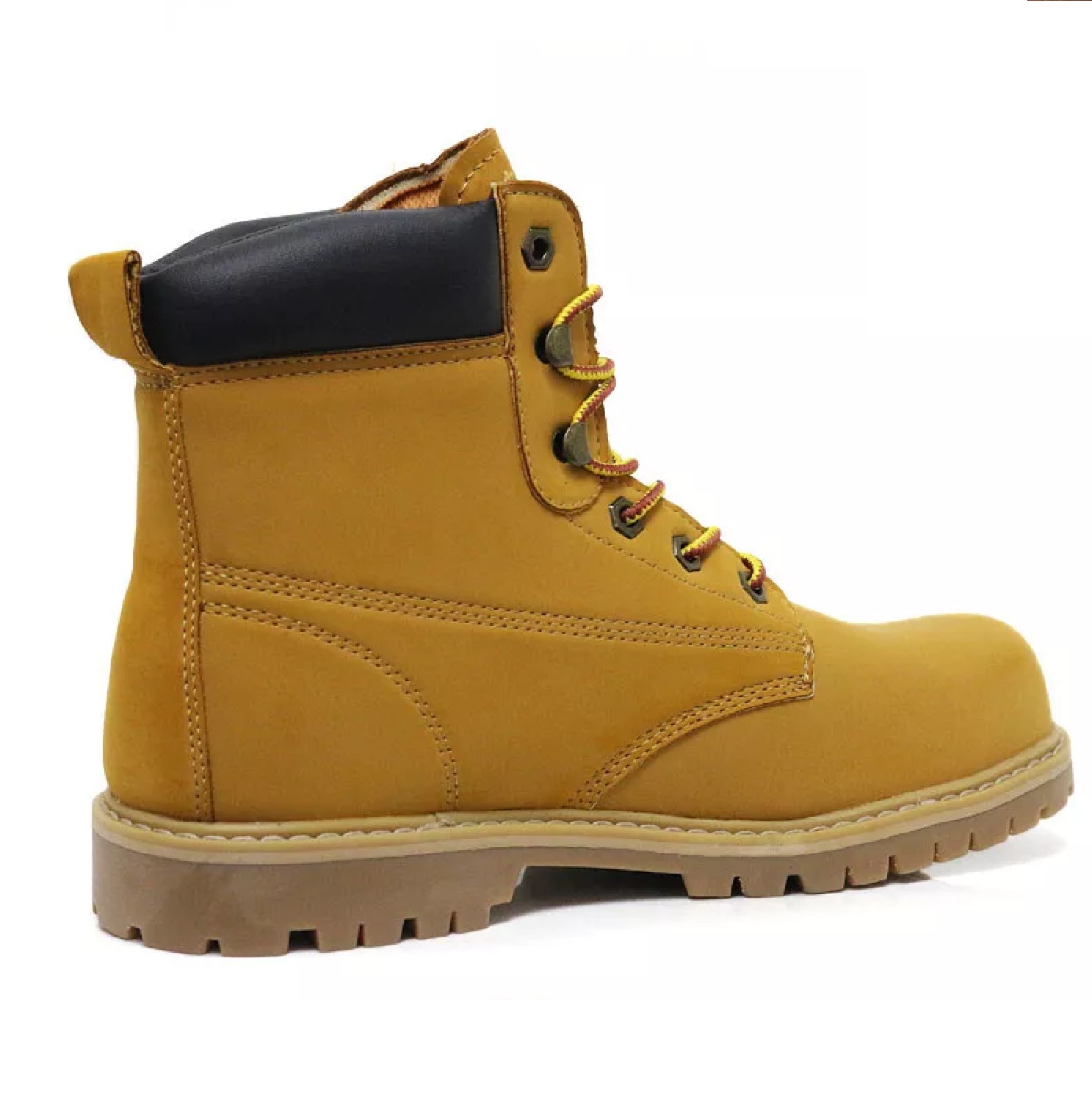 MENS STEEL TOE CAP SAFETY BOOTS WIDE FIT ANKLE COMBAT WORK HIKING LACE UP SHOES - Picture 7 of 9