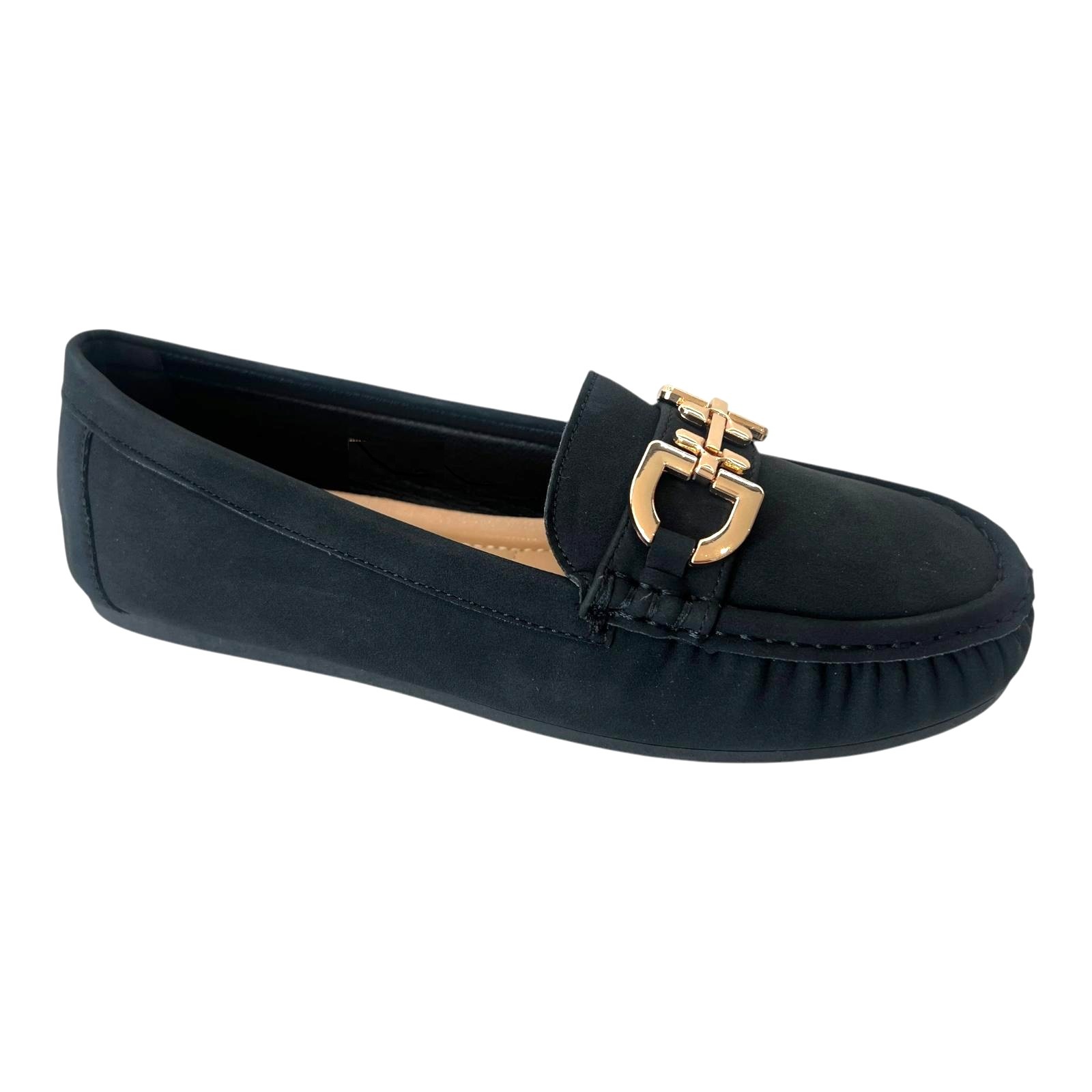 LADIES WOMENS FLATS SLIP ON OFFICE WORK COMFY PUMPS LOAFERS FASHION SHOES SIZE