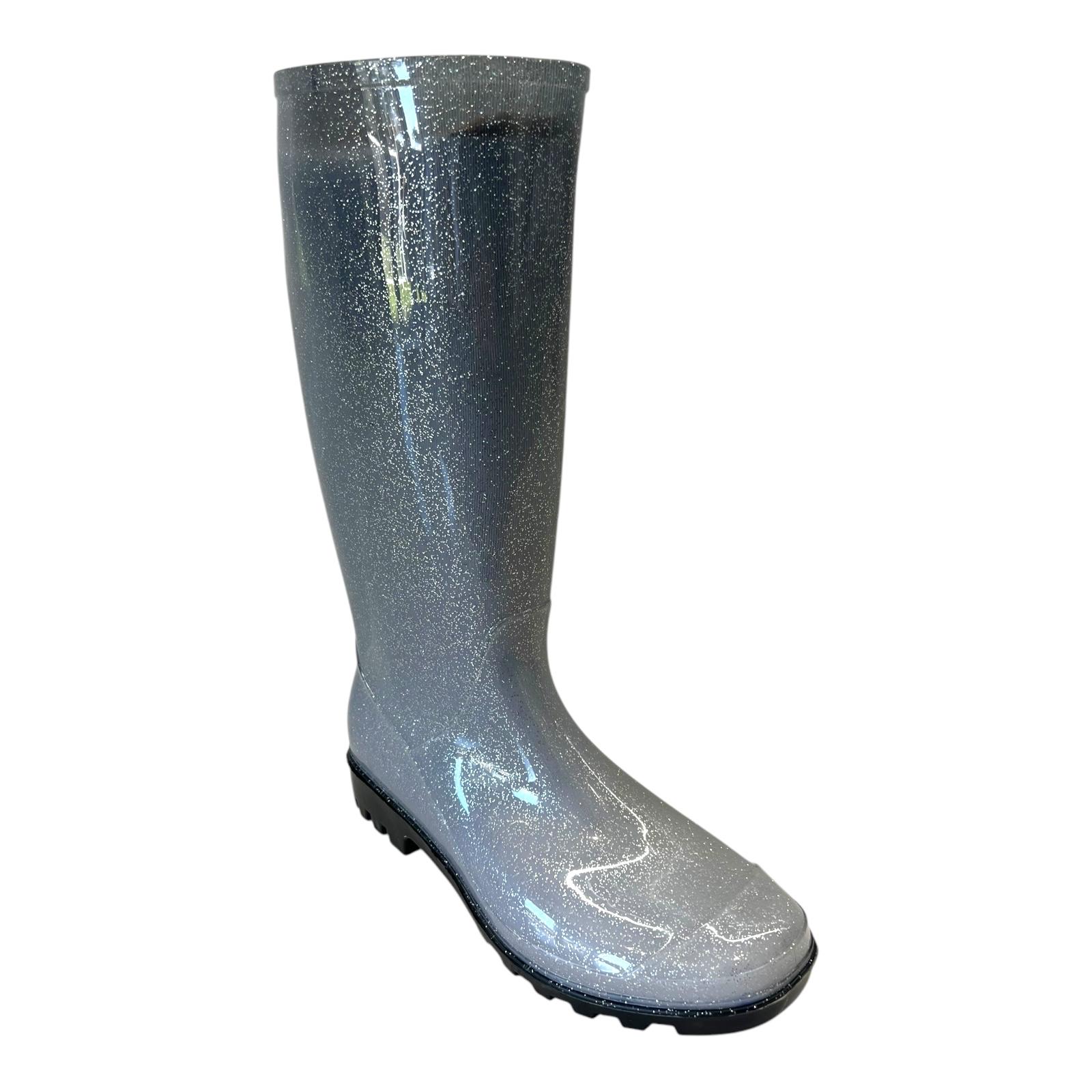LADIES WOMENS WELLIES FESTIVAL RAIN WATERPROOF WELLINGTON SNOW BOOTS SHOES SZ - Picture 21 of 31