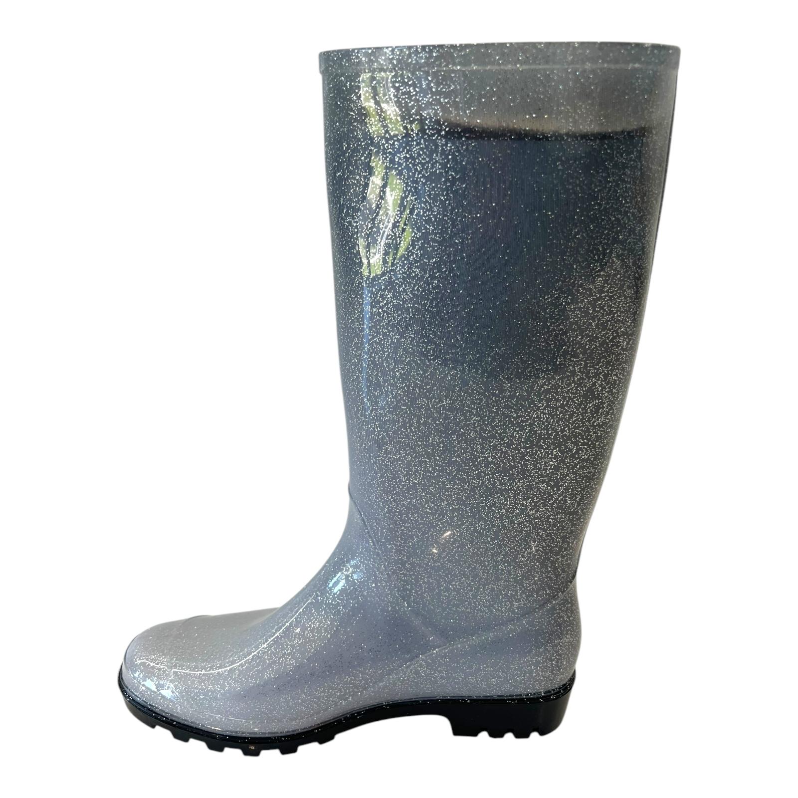 LADIES WOMENS WELLIES FESTIVAL RAIN WATERPROOF WELLINGTON SNOW BOOTS SHOES SZ - Picture 24 of 31