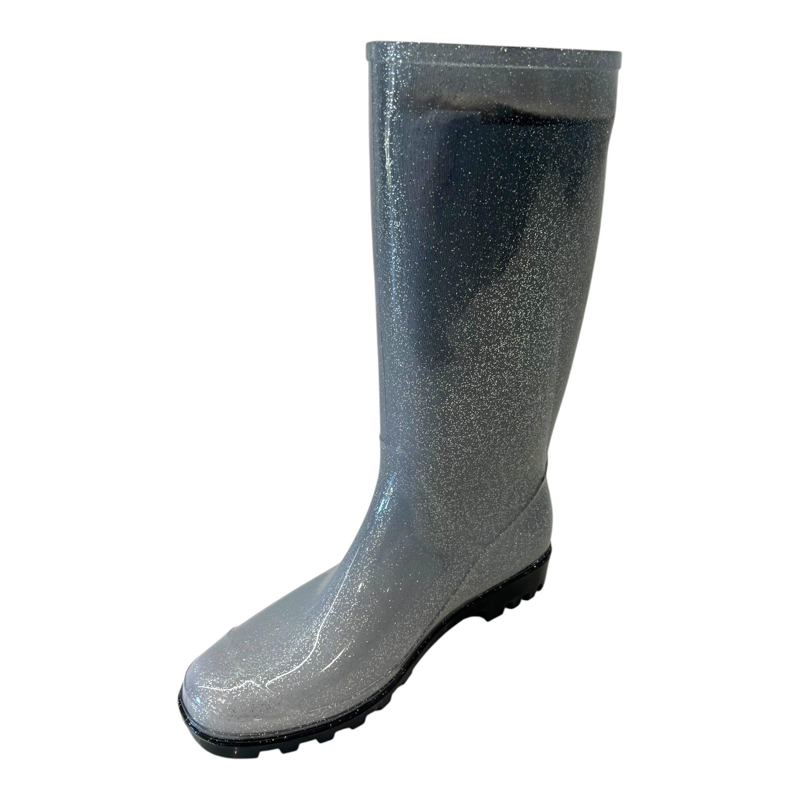 LADIES WOMENS WELLIES FESTIVAL RAIN WATERPROOF WELLINGTON SNOW BOOTS SHOES SZ - Picture 25 of 31