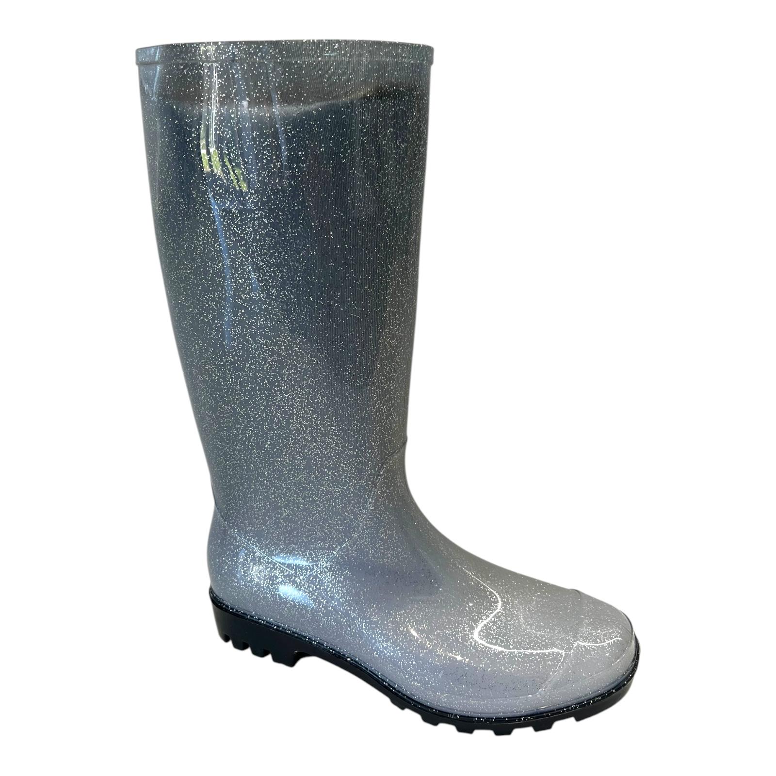 LADIES WOMENS WELLIES FESTIVAL RAIN WATERPROOF WELLINGTON SNOW BOOTS SHOES SZ - Picture 20 of 31