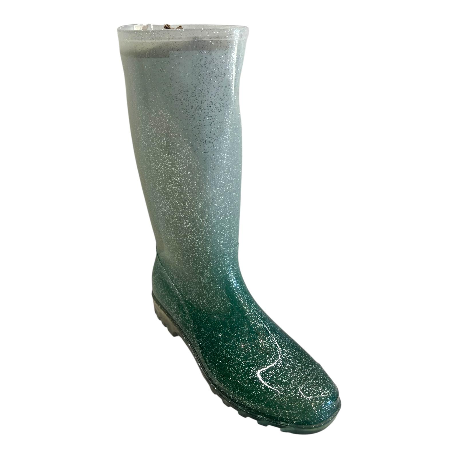 LADIES WOMENS WELLIES FESTIVAL RAIN WATERPROOF WELLINGTON SNOW BOOTS SHOES SZ - Picture 9 of 31