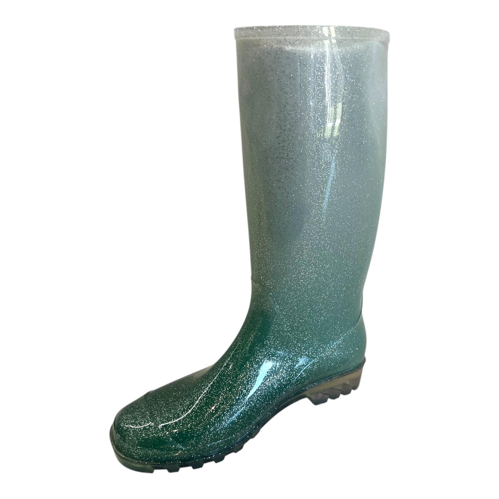 LADIES WOMENS WELLIES FESTIVAL RAIN WATERPROOF WELLINGTON SNOW BOOTS SHOES SZ - Picture 11 of 31