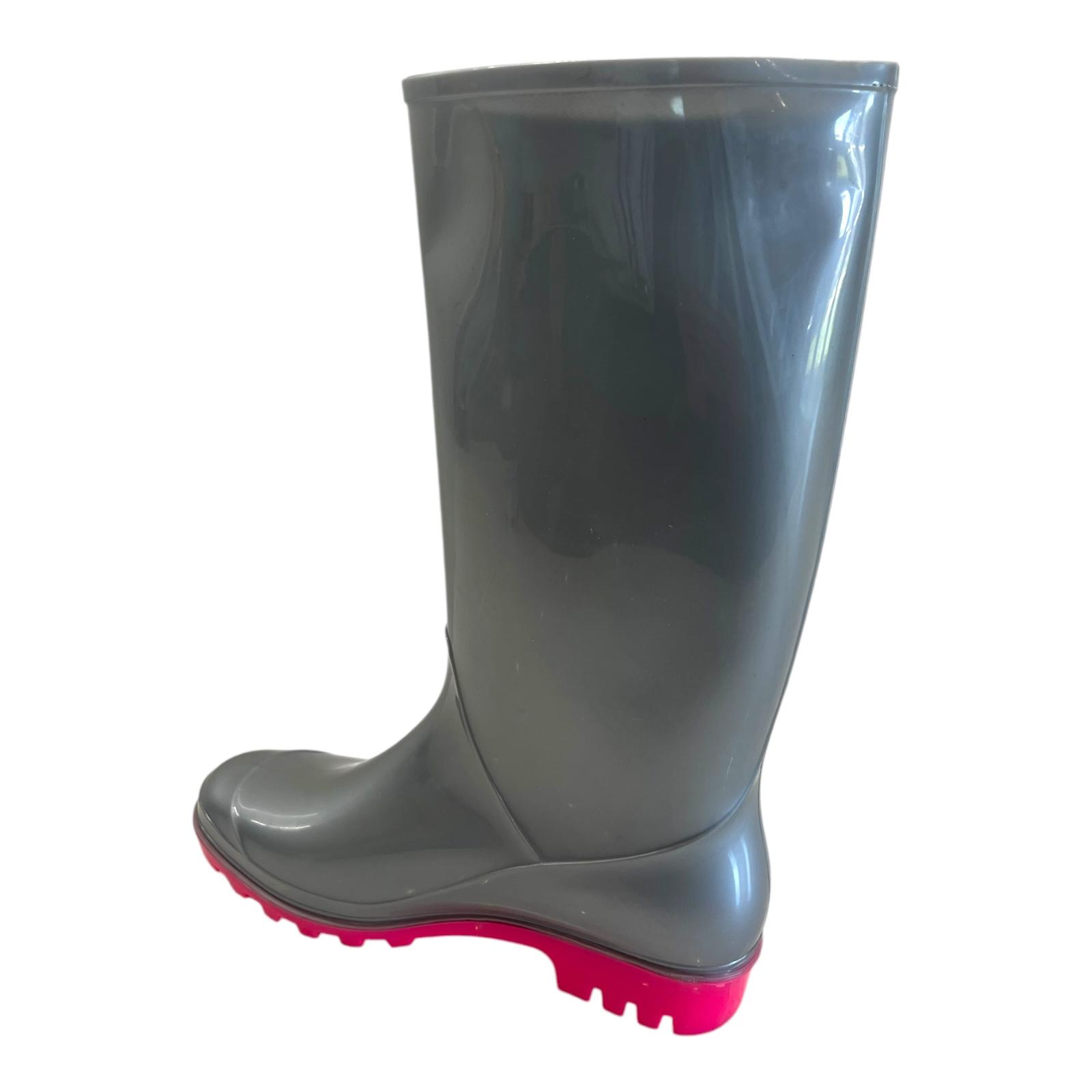 LADIES WOMENS WELLIES FESTIVAL RAIN WATERPROOF WELLINGTON SNOW BOOTS SHOES SZ - Picture 19 of 31