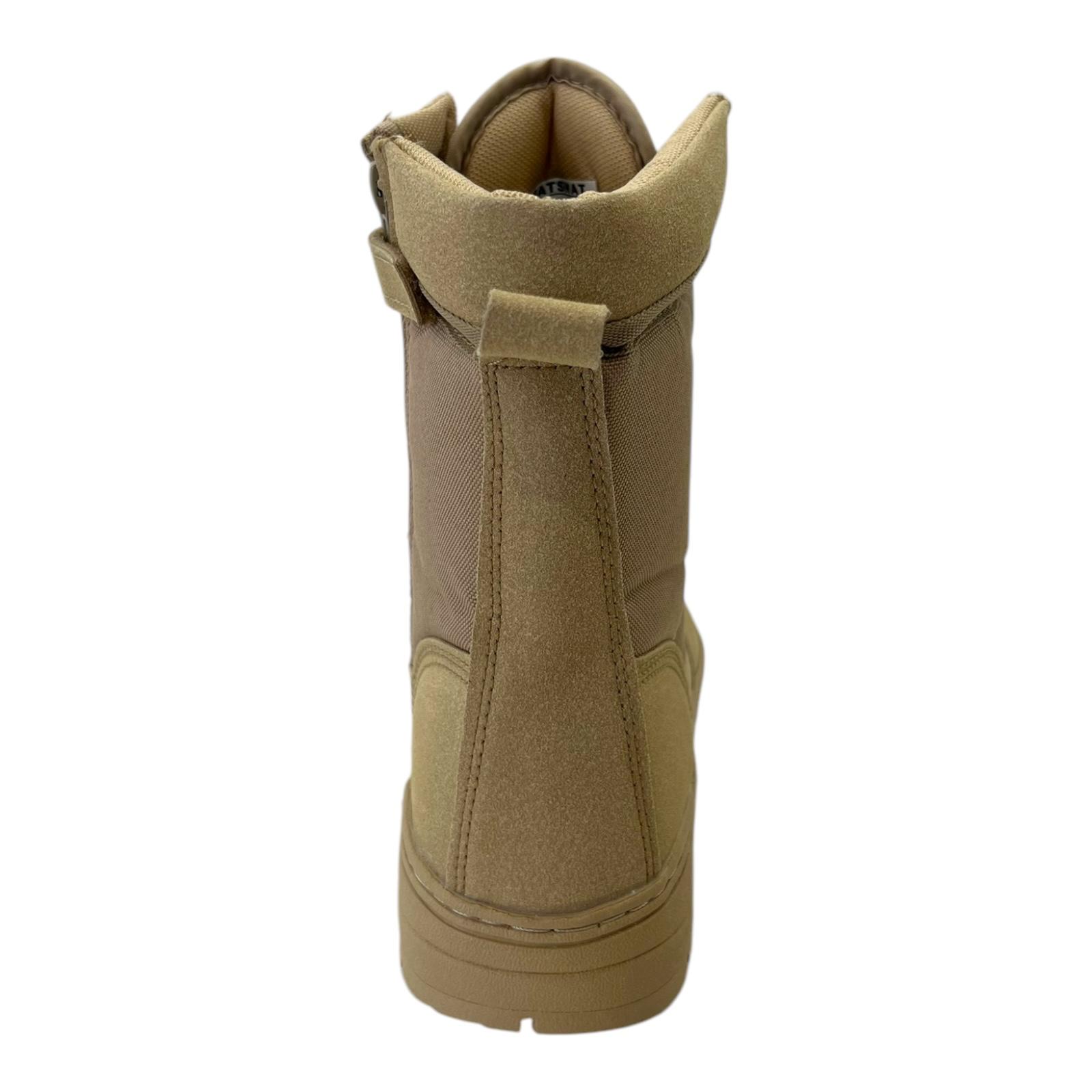 MENS ARMY COMBATANKLE LACE UP SECURITY WORK MILITARY HIKING POLICE BOOTS SIZE - Picture 16 of 17